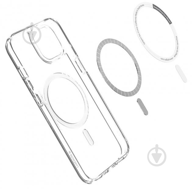 Накладка на корпус Spigen для Apple iPhone 13 (ACS03528) white - фото 8