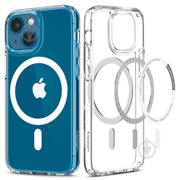 Накладка на корпус Spigen для Apple iPhone 13 (ACS03528) white - фото 3