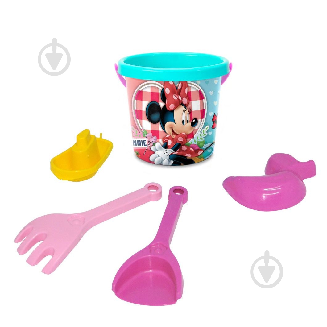 Набор для игры с песком Disney Мінни 5 элементов - фото 1