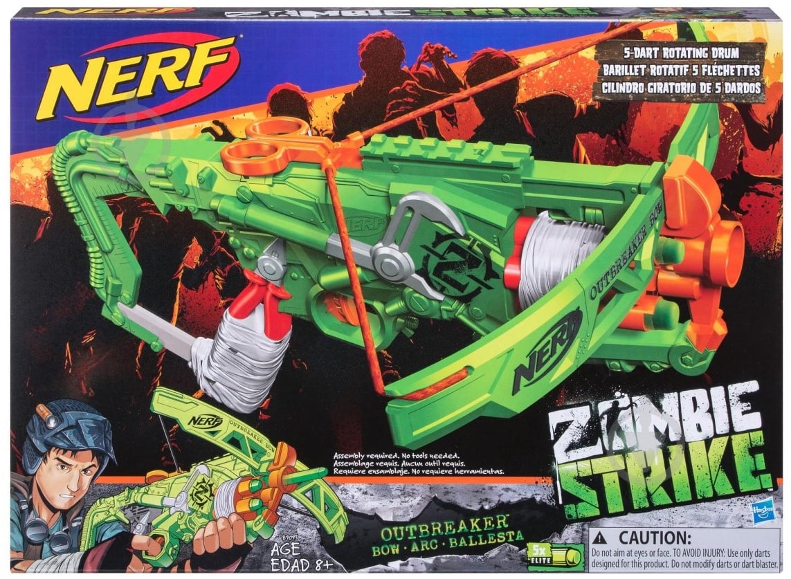 Бластер Nerf Zombie Strike B9093 - фото 2