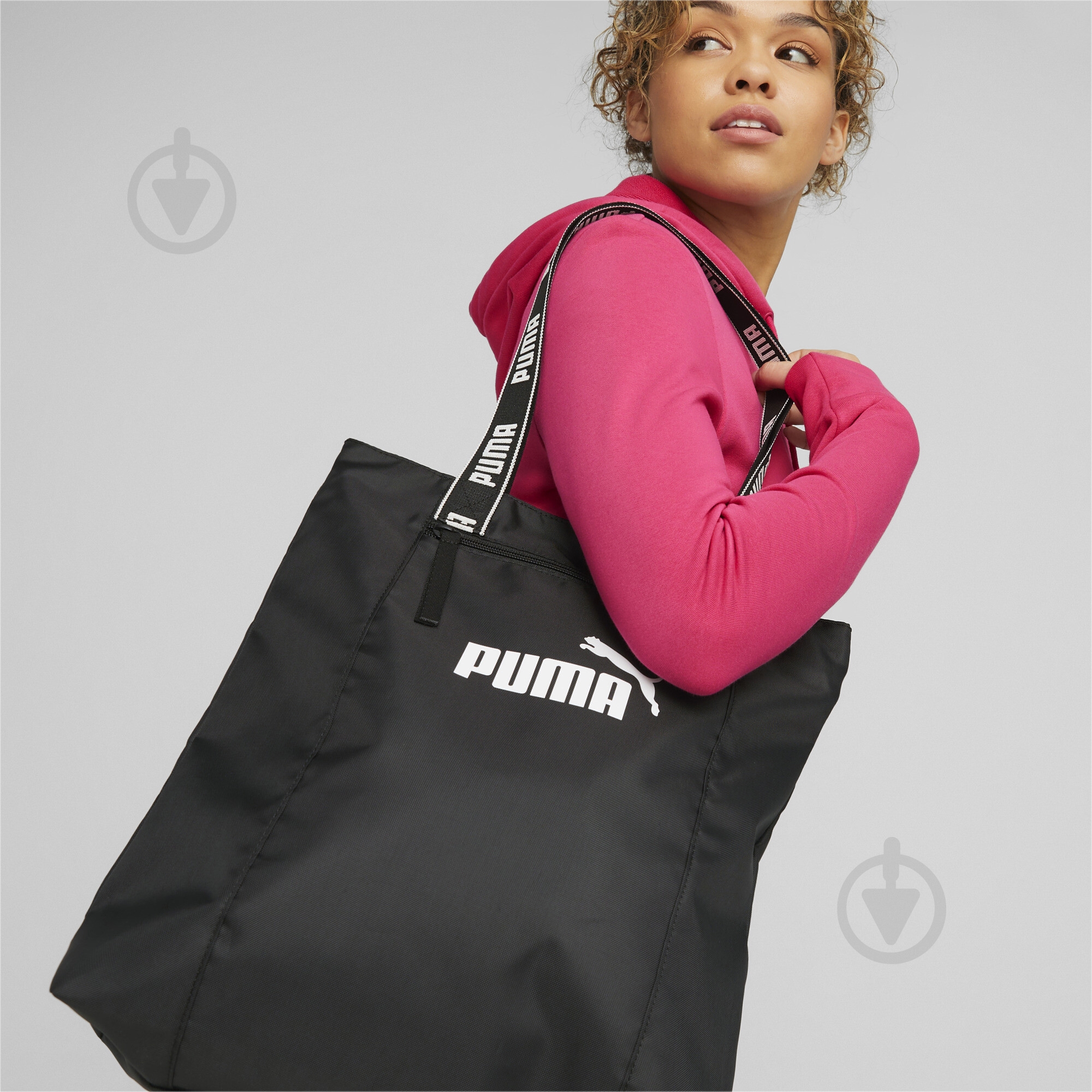 Сумка Puma CORE BASE SHOPPER 07946501 черный - фото 5
