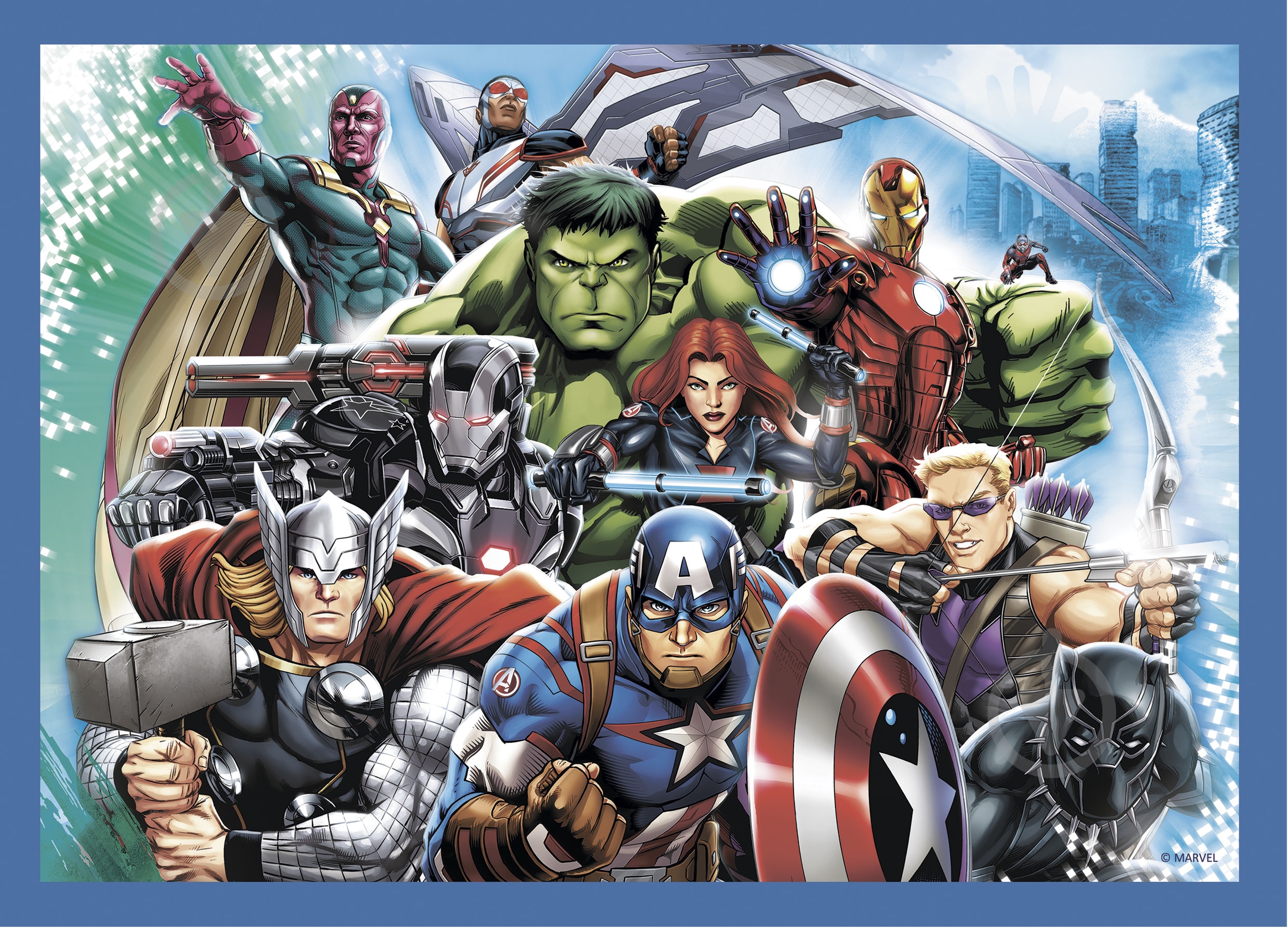 Пазл Trefl 4 в 1 Храбрые мстители 34386 - фото 4