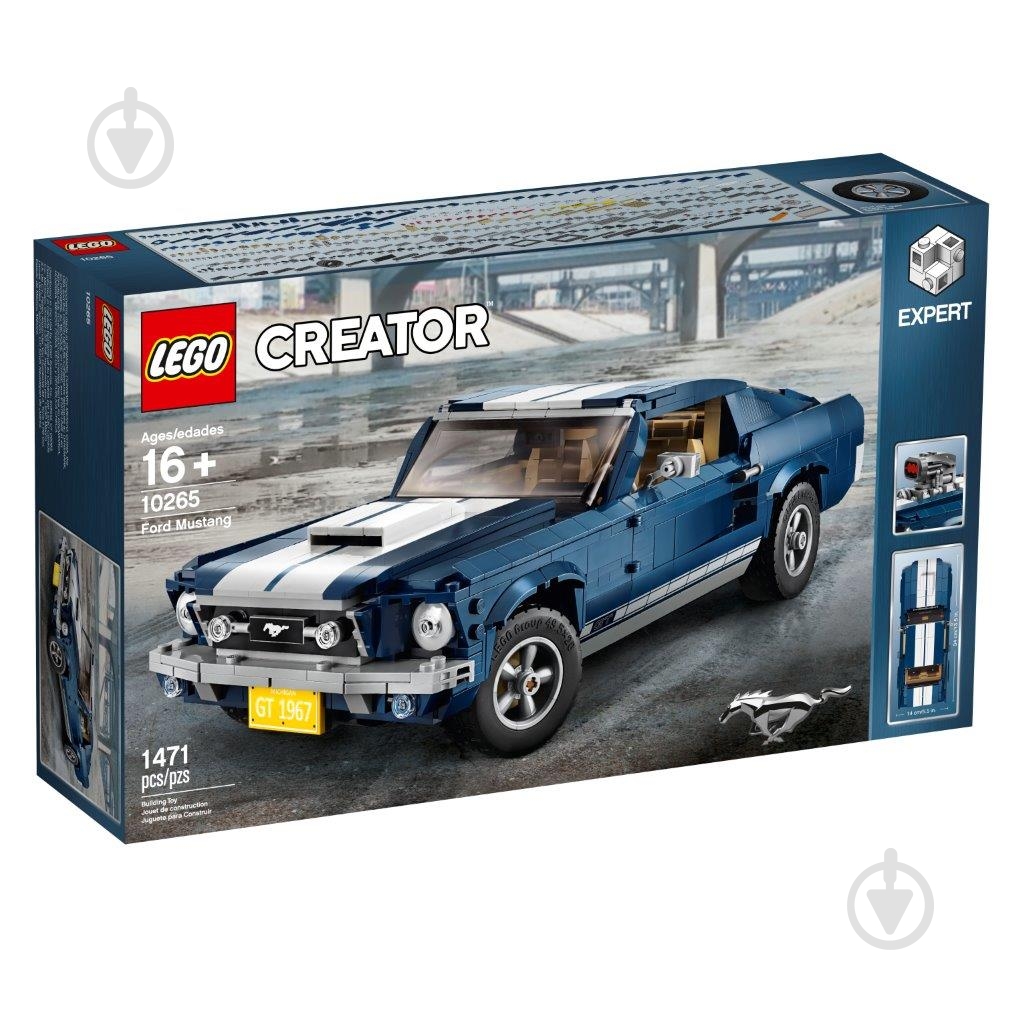 Конструктор LEGO Creator Ford Mustang 10265 - фото 2 Конструктор LEGO Creator Ford Mustang 10265 - фото 2