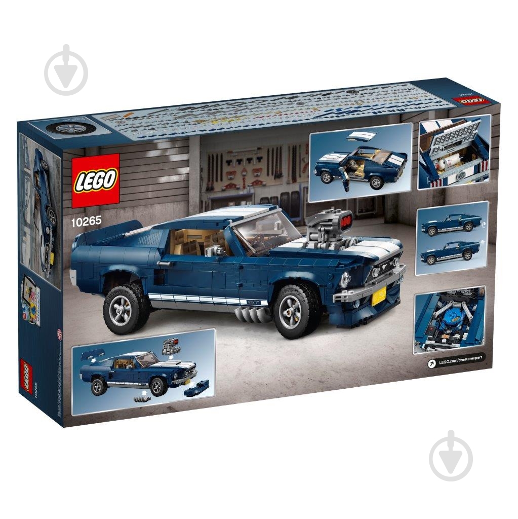 Конструктор LEGO Creator Ford Mustang 10265 - фото 3 Конструктор LEGO Creator Ford Mustang 10265 - фото 3