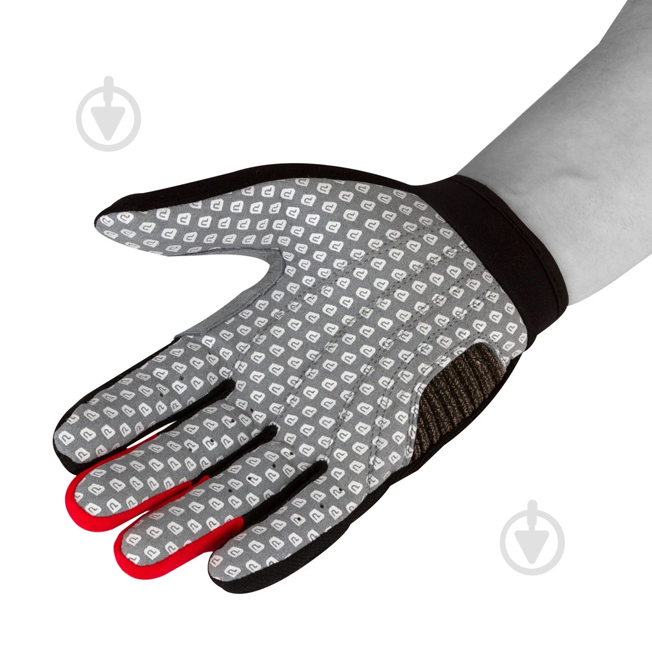 Велорукавички PowerPlay PP 6662 M чорний із червоним - фото 3