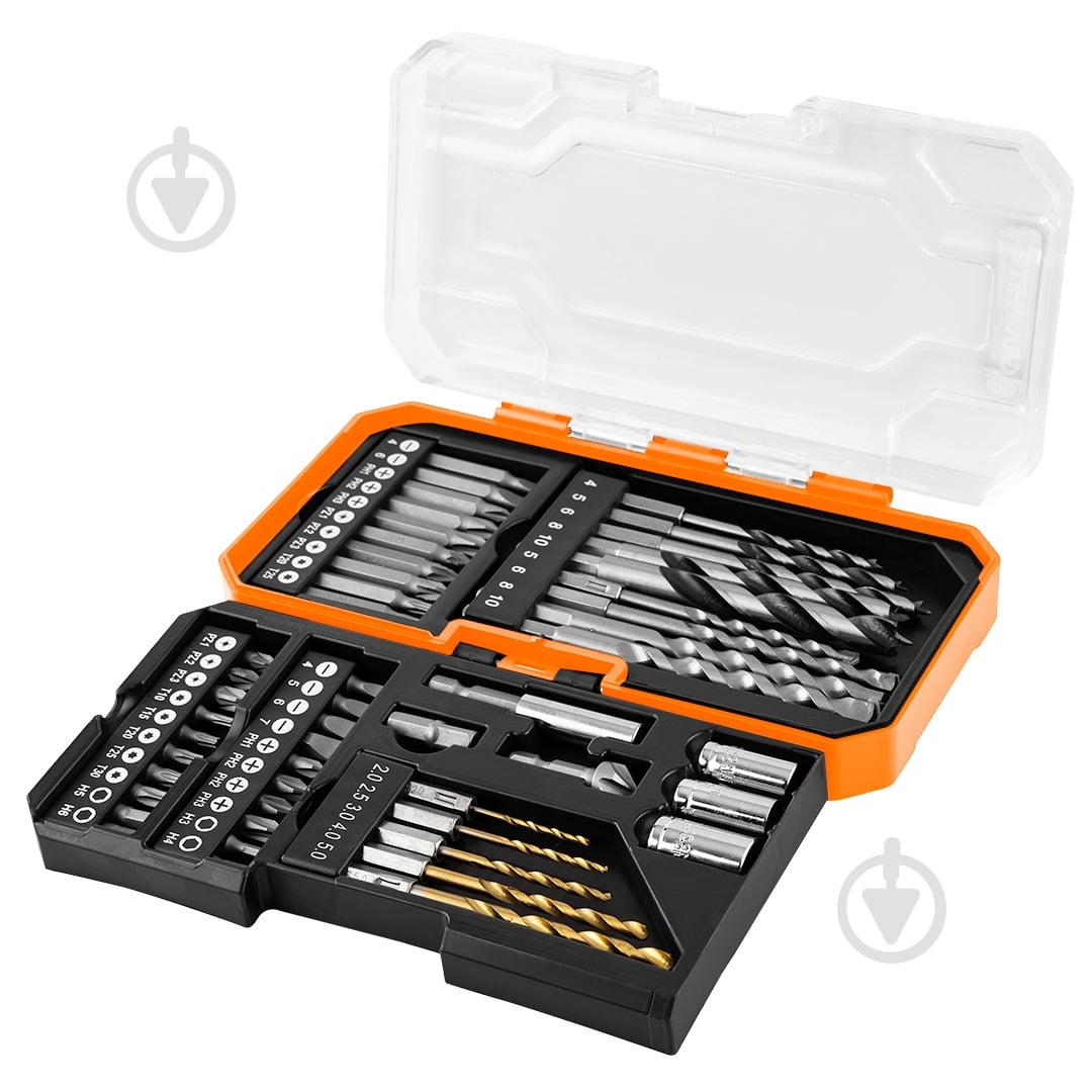Набір біт і свердел NEO tools 50 шт. 56-613 - фото 1
