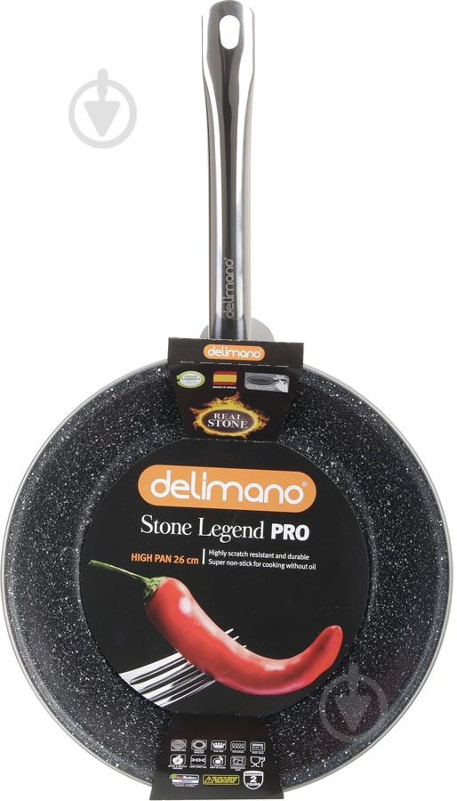 Сковорода Delimano Stone Legend Pro 26 см - фото 4