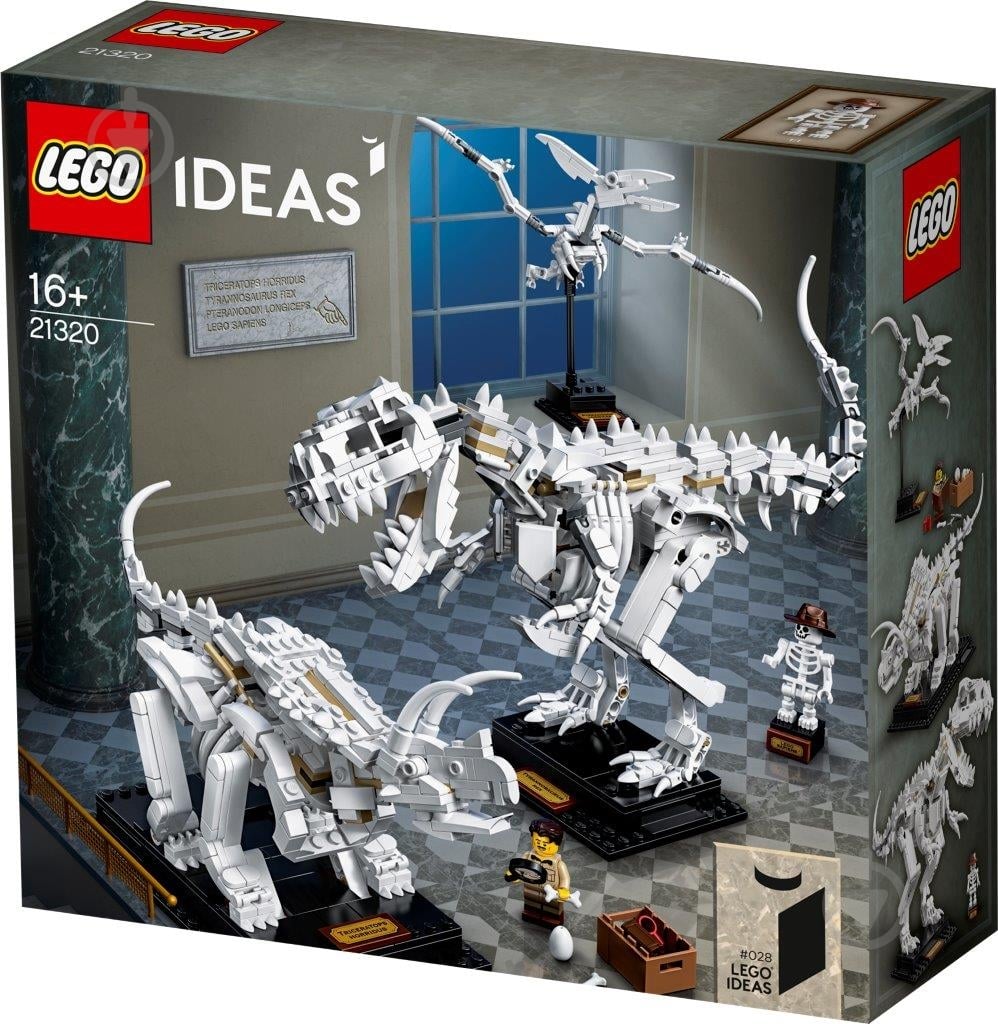 Конструктор LEGO Ideas Кости динозавра 21320 - фото 3 Конструктор LEGO Ideas Кости динозавра 21320 - фото 3
