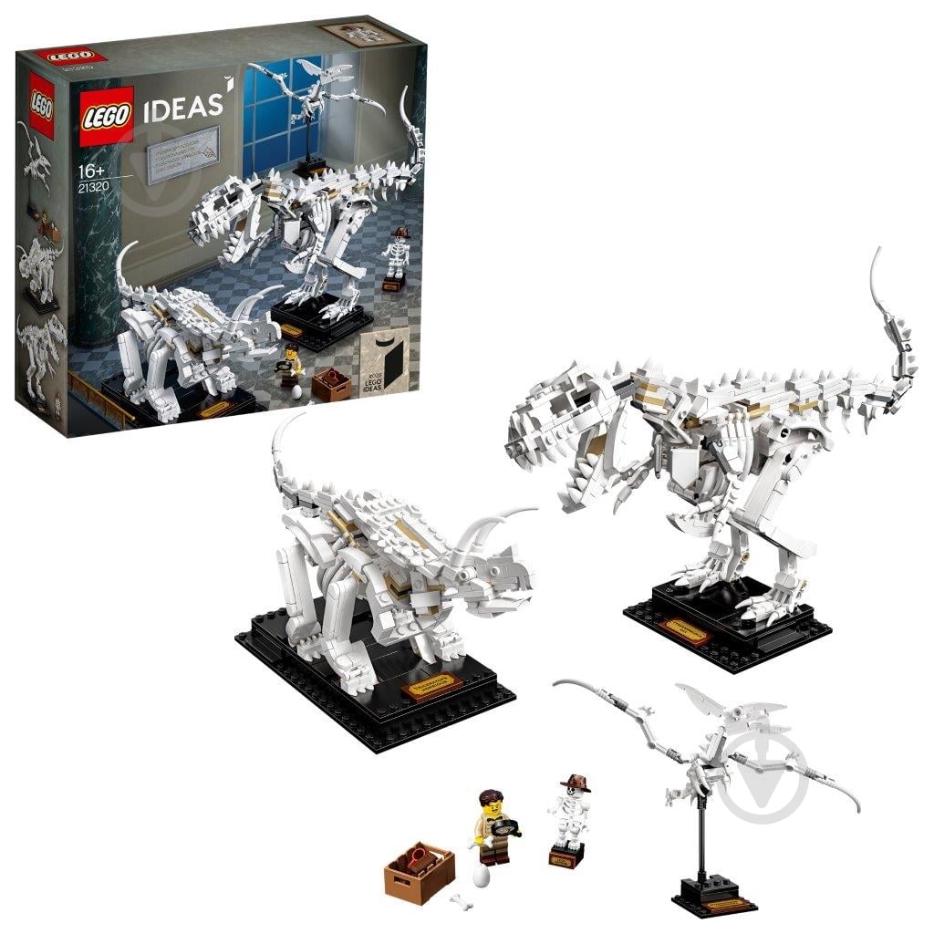 Конструктор LEGO Ideas Кости динозавра 21320 - фото 2 Конструктор LEGO Ideas Кости динозавра 21320 - фото 2