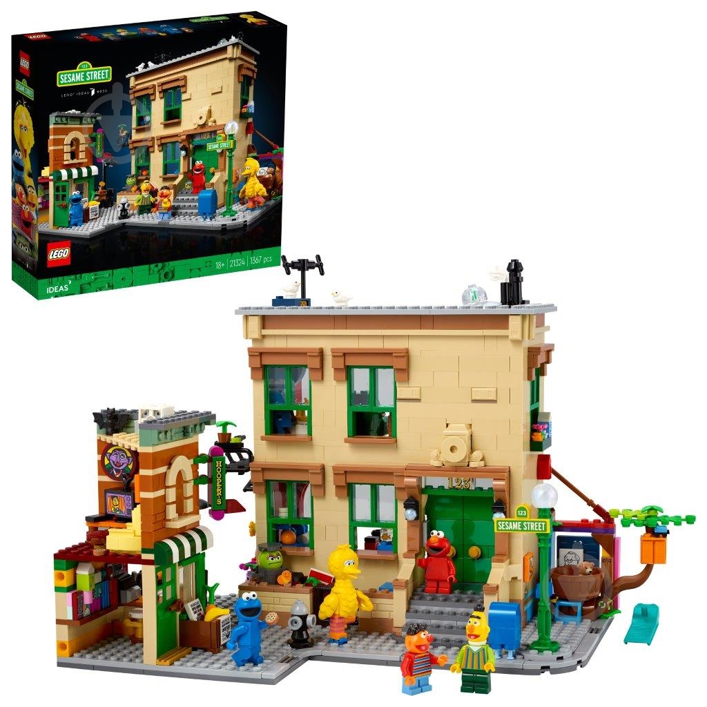 Конструктор LEGO Ideas 123 Sesame Street 21324 - фото 2 Конструктор LEGO Ideas 123 Sesame Street 21324 - фото 2