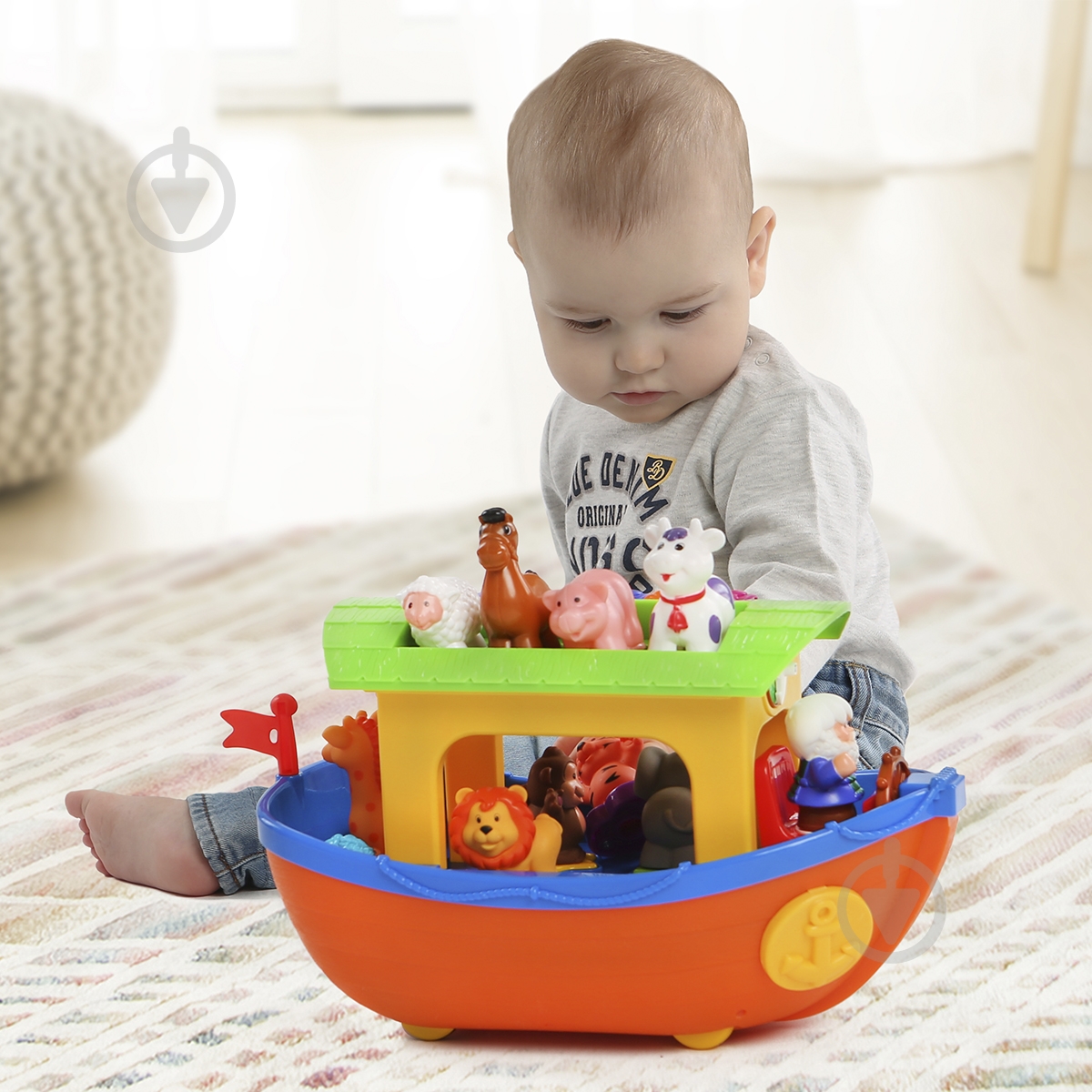 Игрушка развивающая Kiddieland Ноев ковчег (рус.язык) 049734 - фото 8 Игрушка развивающая Kiddieland Ноев ковчег (рус.язык) 049734 - фото 8