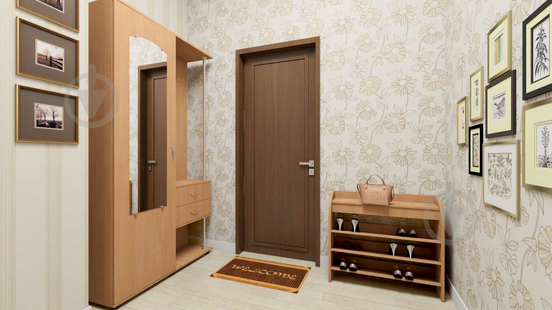 Прихожая с зеркалом Компанит Надежда бук - фото 2 Прихожая с зеркалом Компанит Надежда бук - фото 2