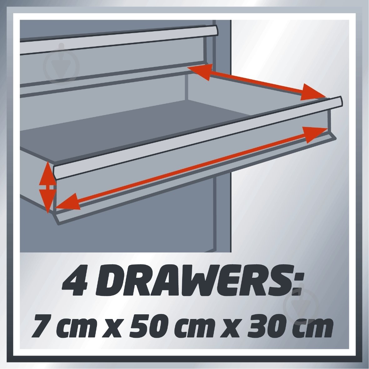 Тележка для инструментов Einhell TC-TW 100 4510170 - фото 2