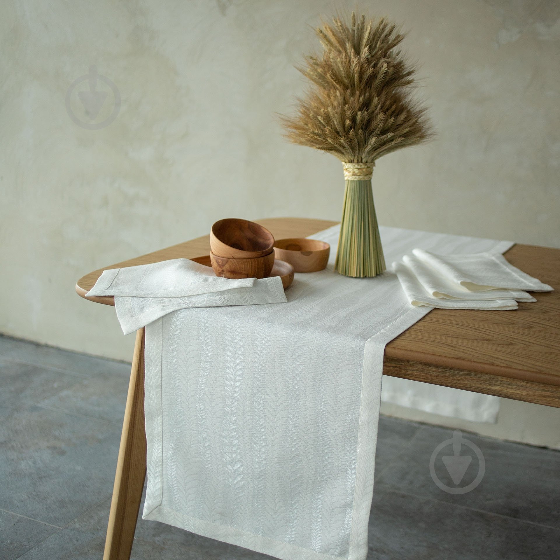 Дорожка на стол Касабланка 196-24/00 45x140 см кремовый Эдельвика - фото 3