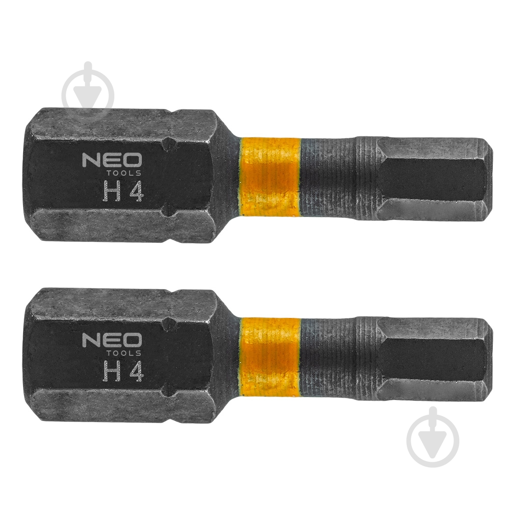 Набор бит NEO tools HEX4 x 25 мм 2 шт. 2 шт. 56-507 - фото 1