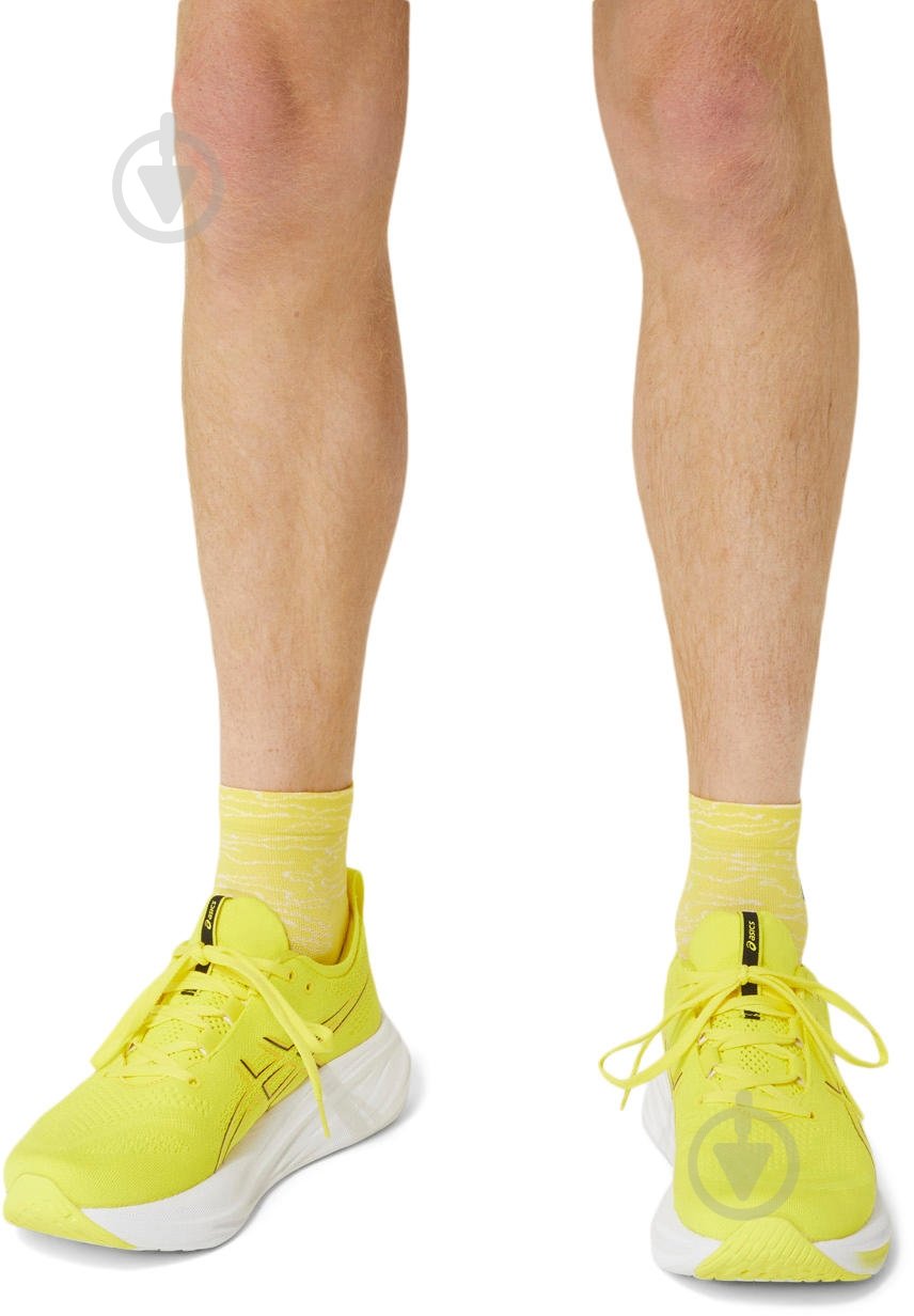 Носки Asics PERFORMANCE RUN SOCK QUARTER 3013A979_750 р.46-48 желтый - фото 4