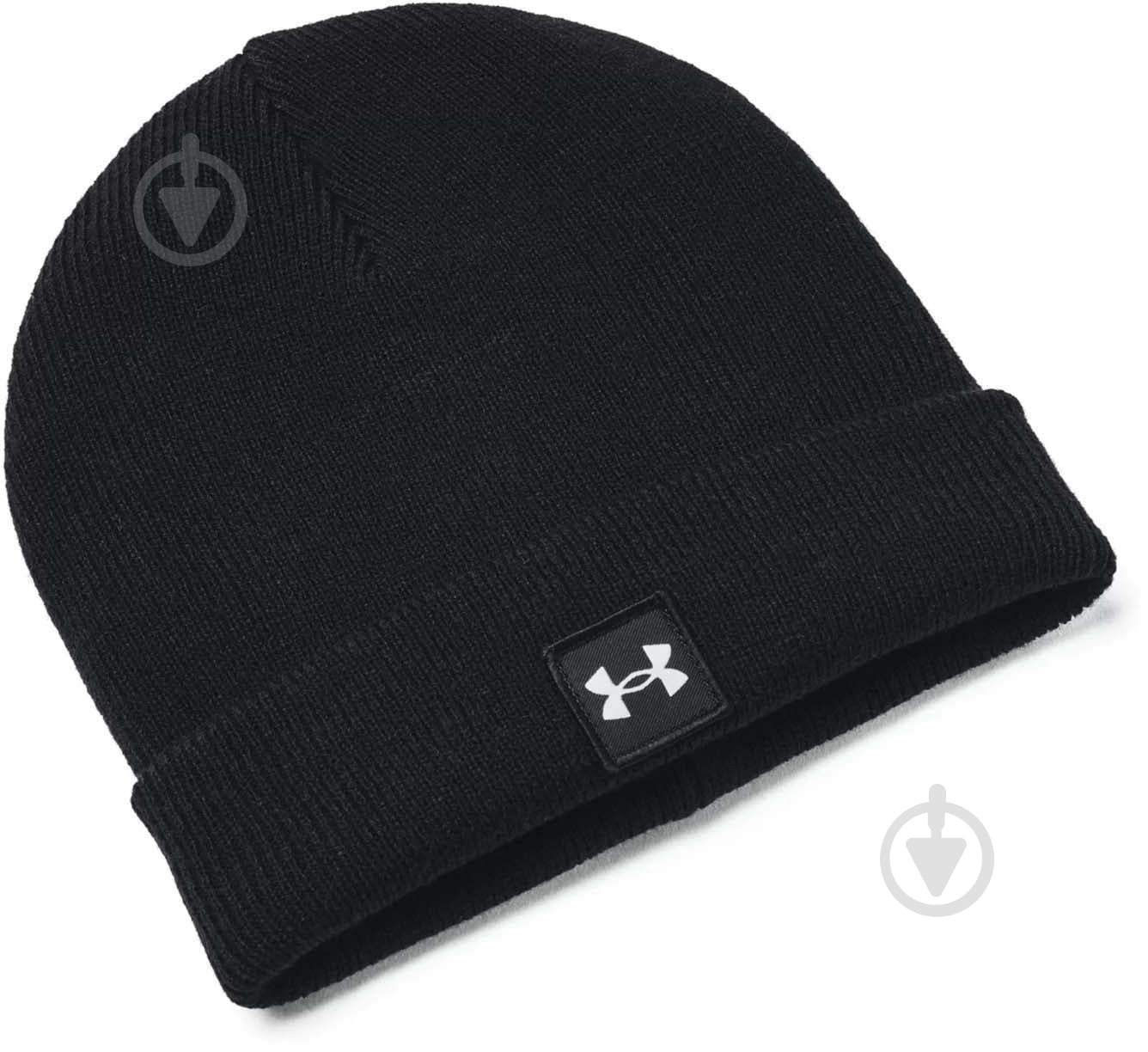 Шапка Under Armour UA HALFTIME SHALLOW CUFF 1379990-001 р.one size черный - фото 1