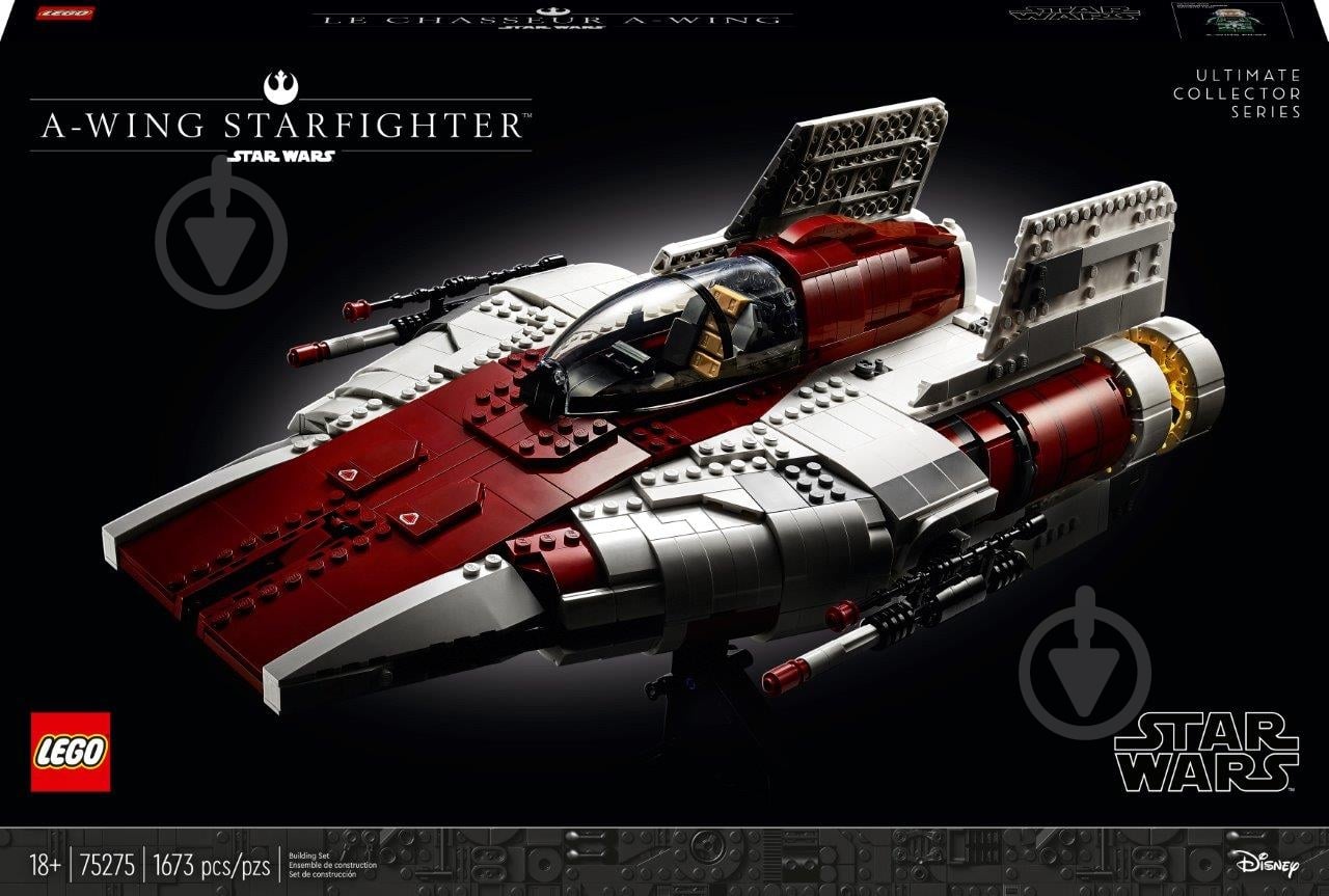 Конструктор LEGO Star Wars Винищувач A-wing Starfighter 75275 - фото 1