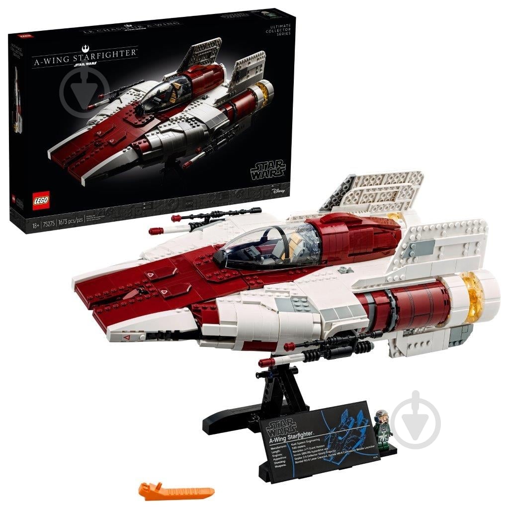 Конструктор LEGO Star Wars Винищувач A-wing Starfighter 75275 - фото 2