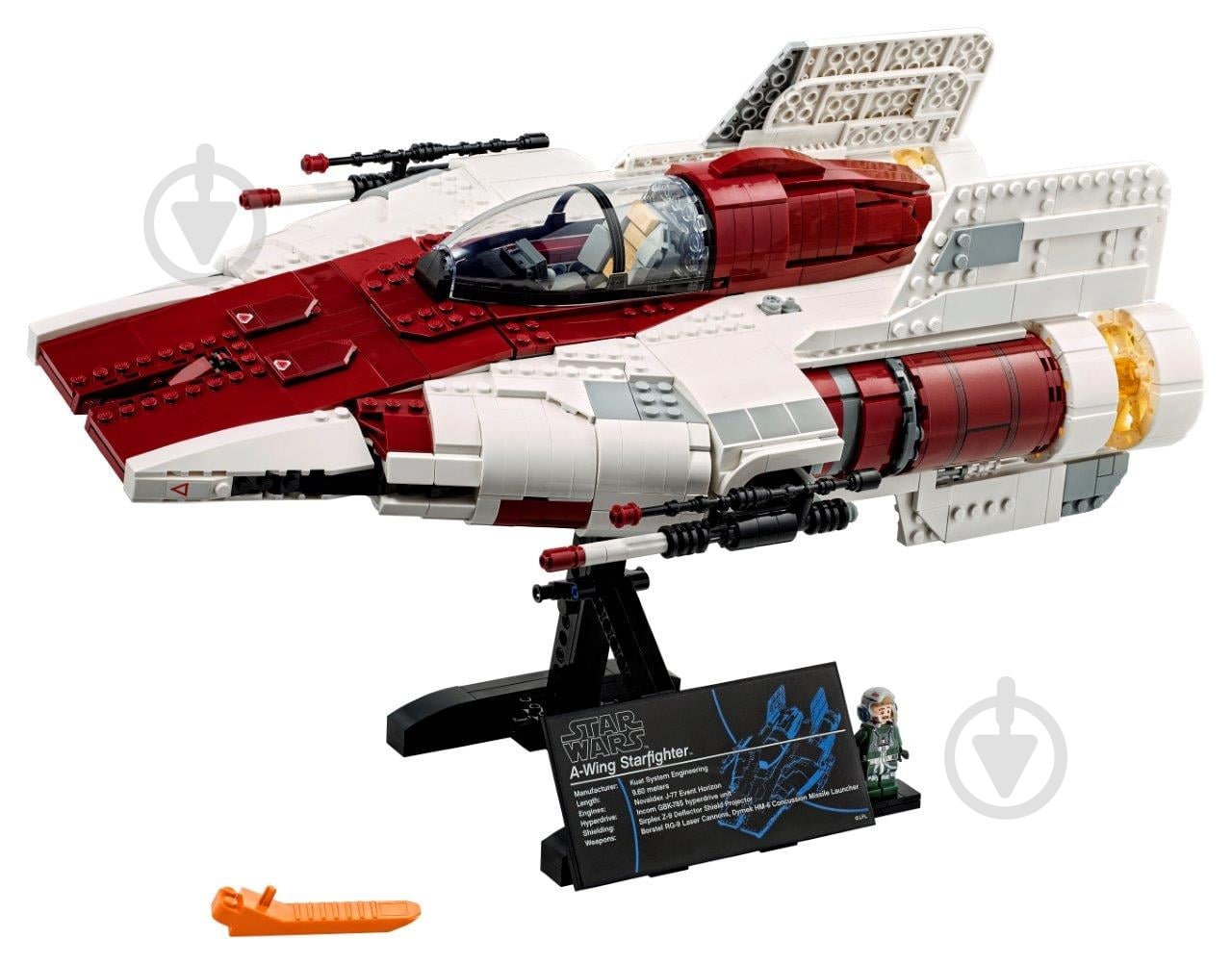 Конструктор LEGO Star Wars Винищувач A-wing Starfighter 75275 - фото 6