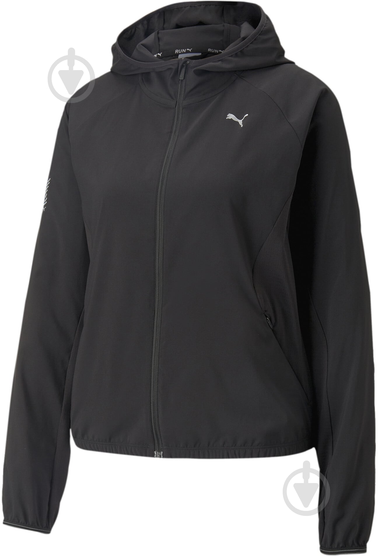 Вітрівка жіноча демісезонна Puma RUN LIGHTWEIGHT JACKET W 52328601 р.XS чорна - фото 1