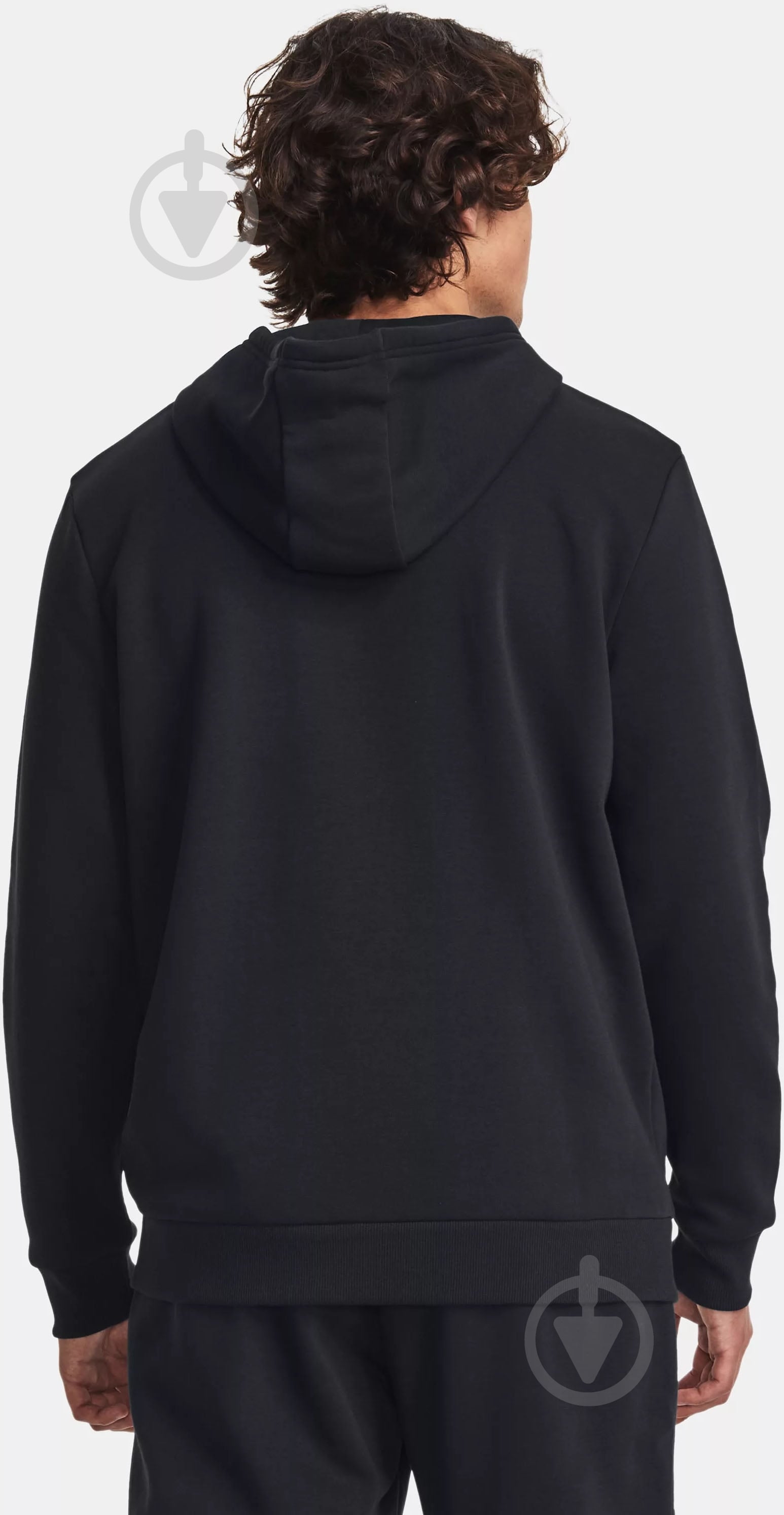 Джемпер Under Armour PJT ROCK RIVAL FLEECE HOODIE 1380107-001 р.M черный - фото 2