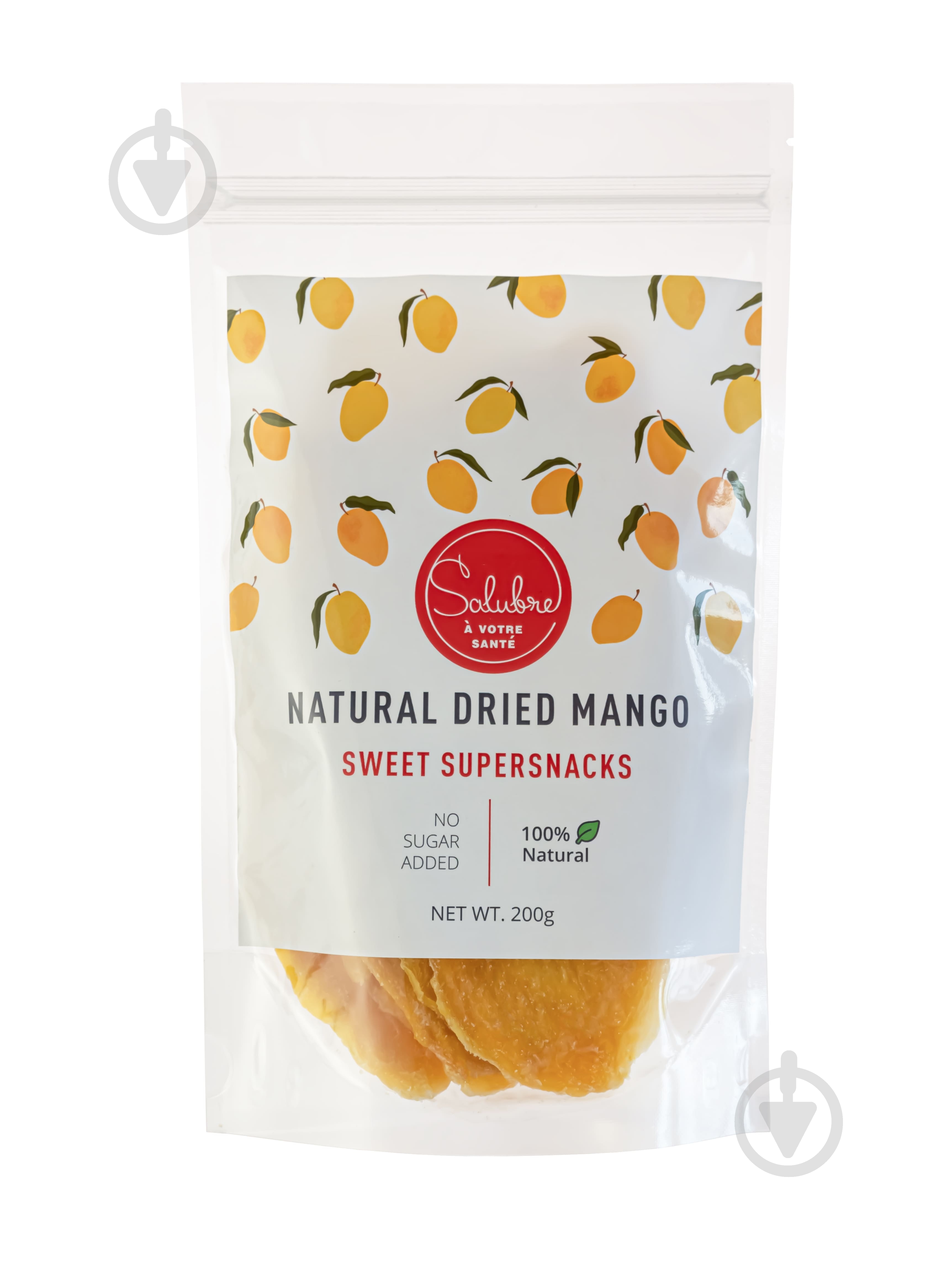 Манго Salubre натуральное сушеное 200 г - фото 1 Манго Salubre натуральное сушеное 200 г - фото 1