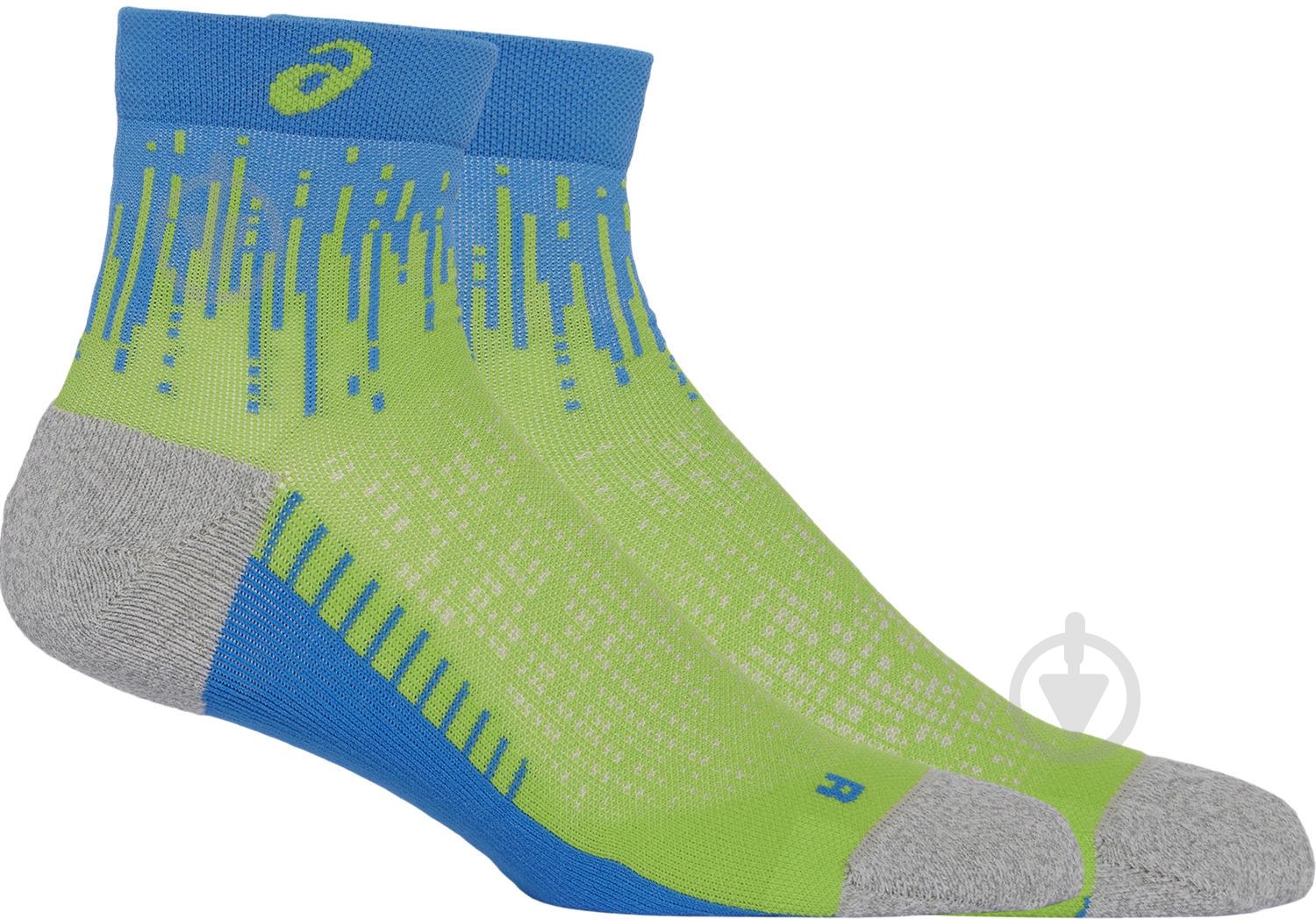 Носки Asics PERFORMANCE RUN SOCK QUARTER 3013A980_301 р.39-42 зеленый - фото 1
