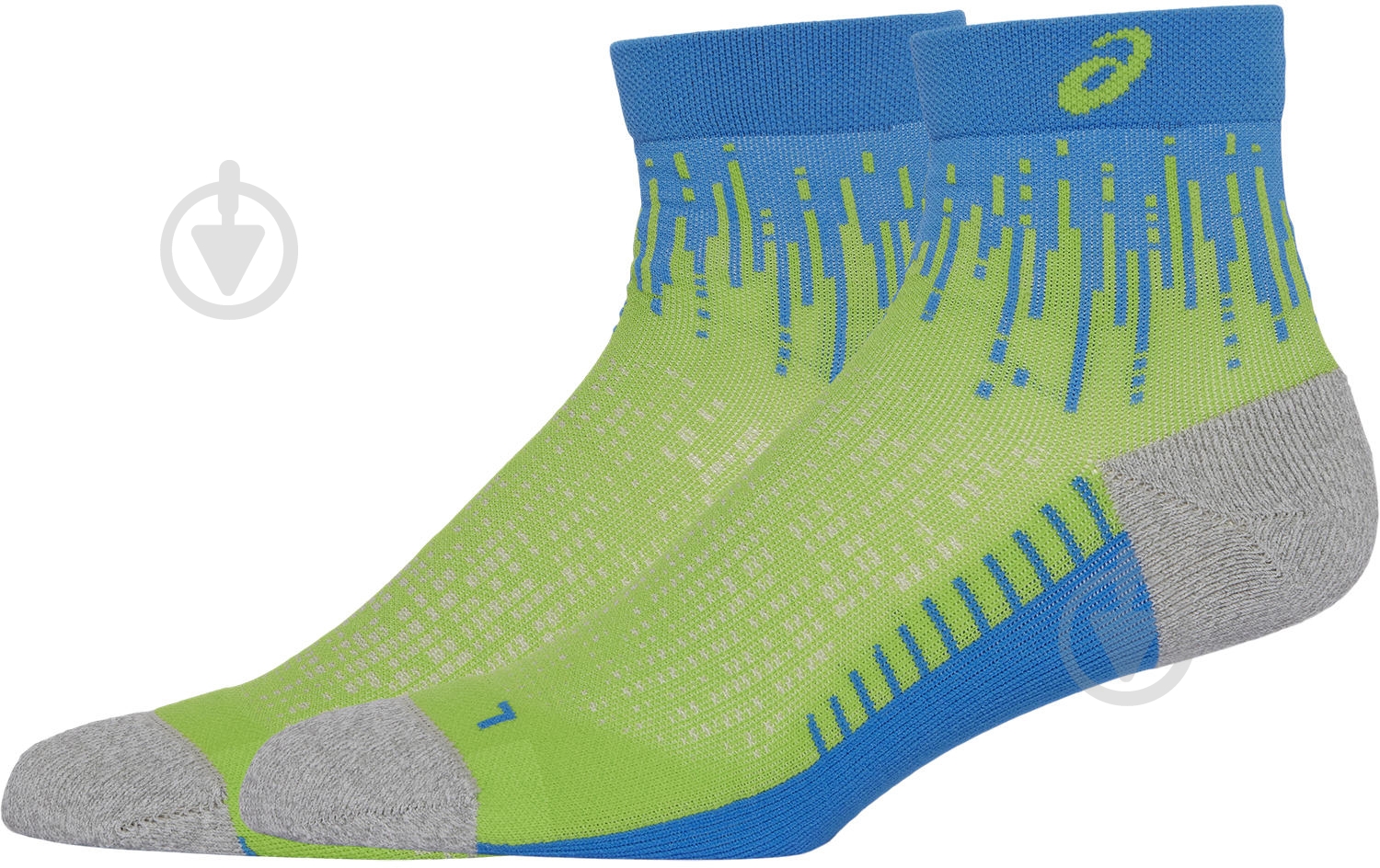 Носки Asics PERFORMANCE RUN SOCK QUARTER 3013A980_301 р.39-42 зеленый - фото 2
