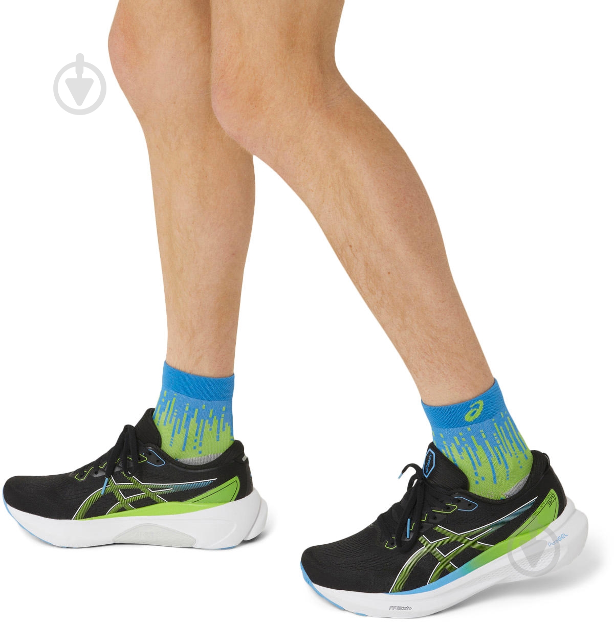 Носки Asics PERFORMANCE RUN SOCK QUARTER 3013A980_301 р.39-42 зеленый - фото 5