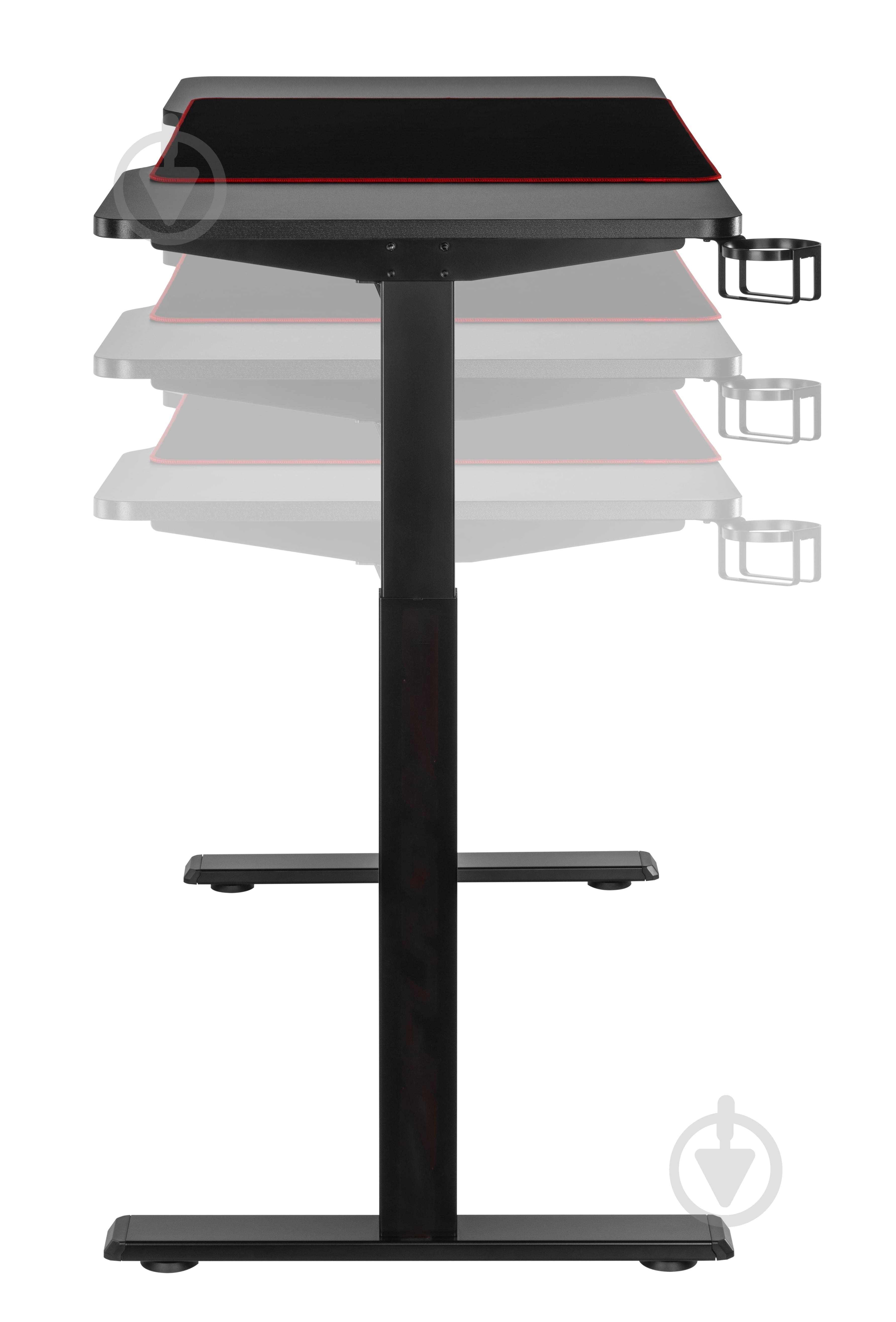 Стіл комп'ютерний OfficePro ODE714 чорний - фото 6