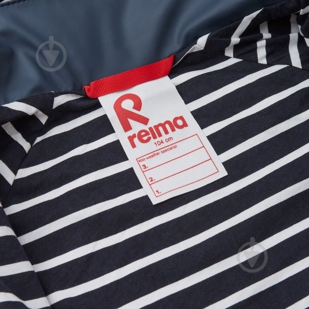 Дождевик Reima р.104 синий 521647A-6980 - фото 5 Дождевик Reima р.104 синий 521647A-6980 - фото 5