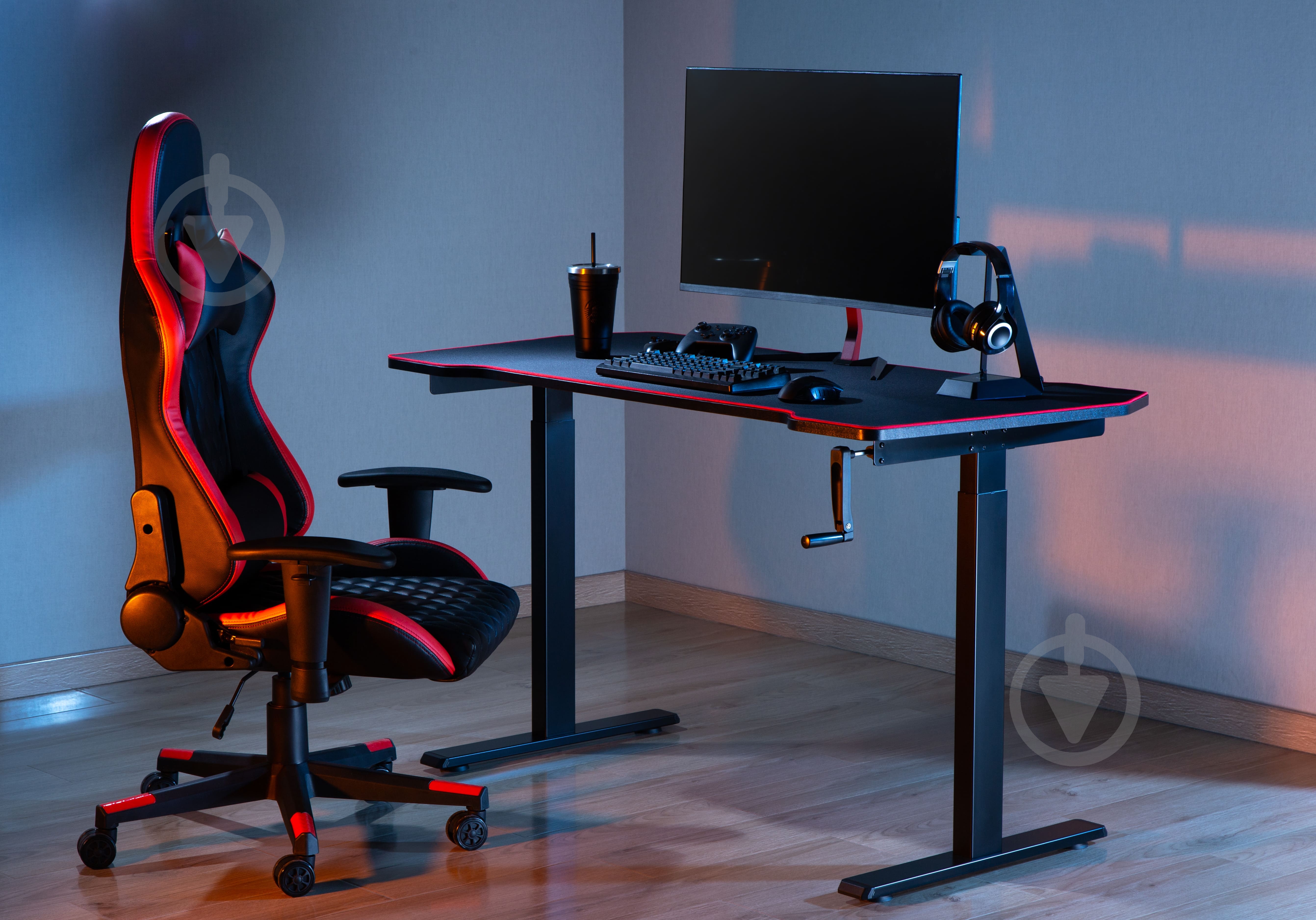 Стіл комп'ютерний OfficePro ODM514 чорний - фото 8