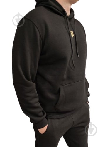 Худи LOGOS-Tac с вышивкой золотой Герб 04-06-00-0056 р.L черный - фото 2