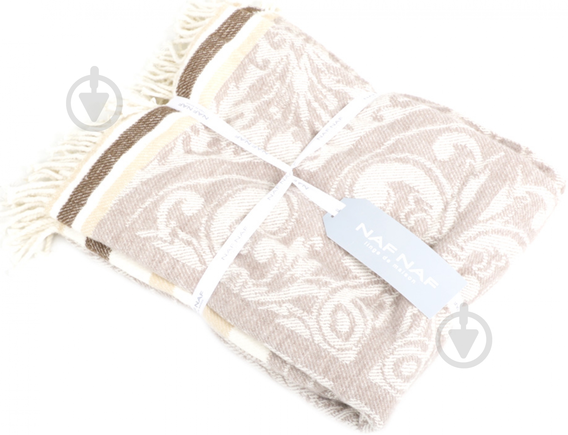 Плед FLORENCE 130x170 см серый Naf Naf - фото 2