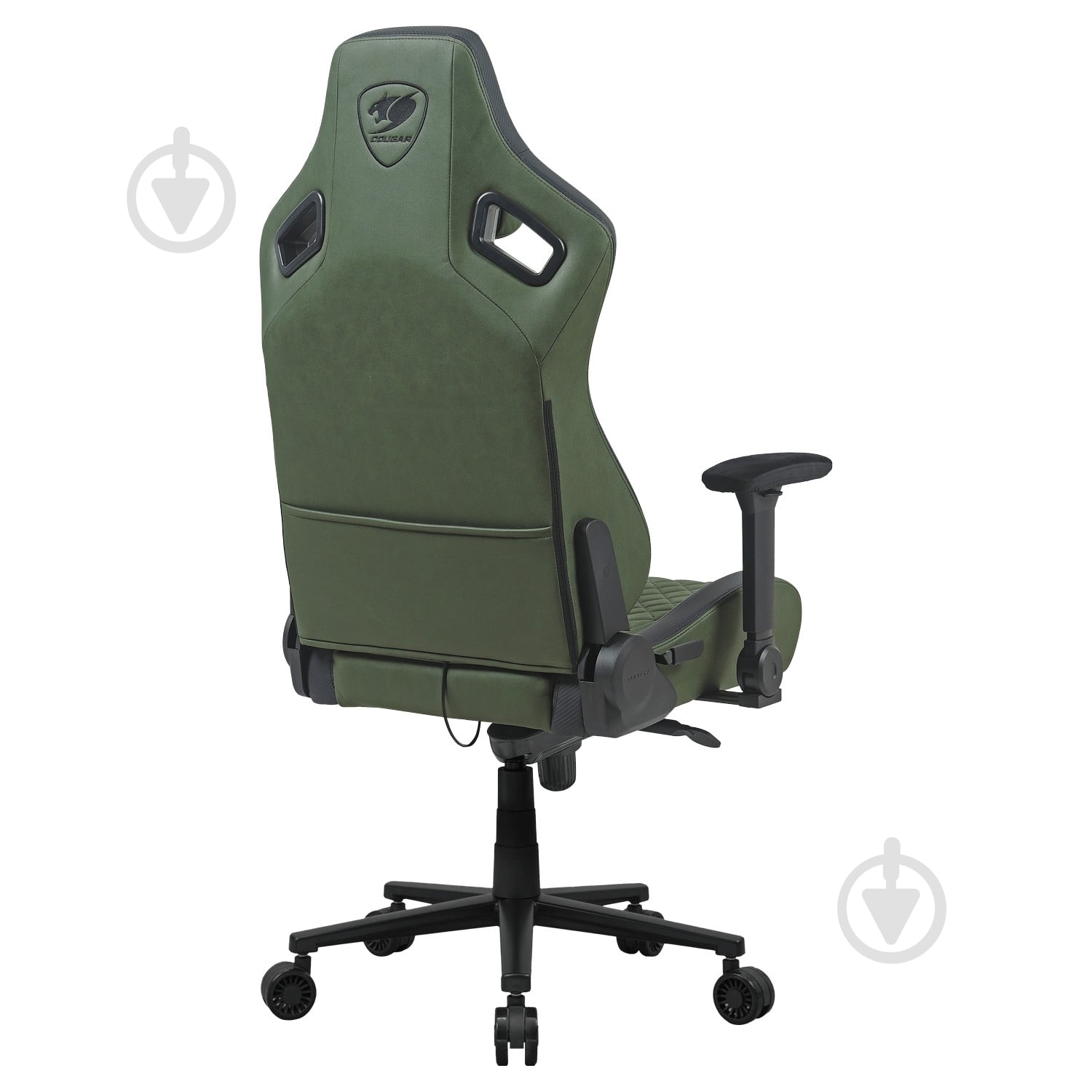 Крісло ігрове Cougar DEFENSOR S Army Green F, дихаюча тканина, сталевий каркас зелений - фото 7