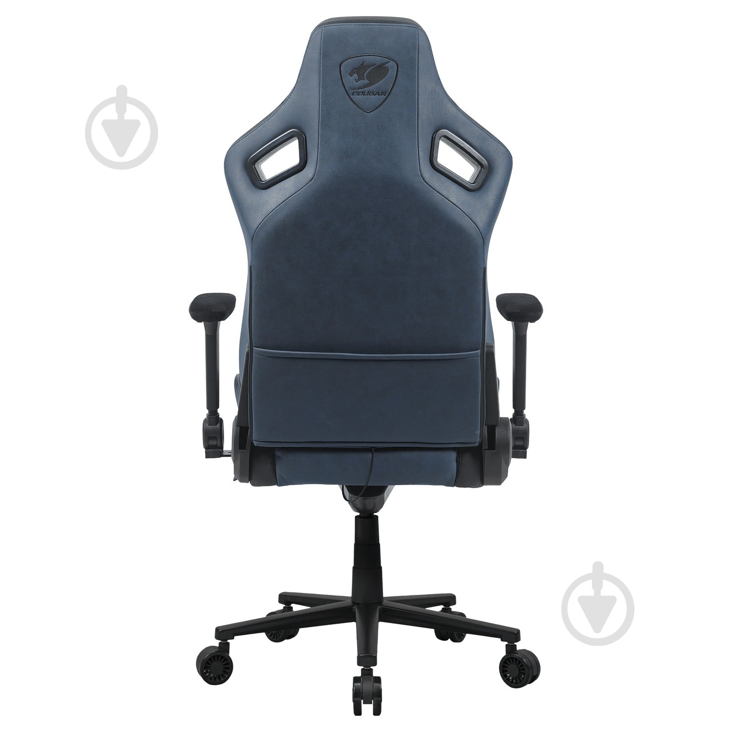 Крісло ігрове Cougar DEFENSOR S Navy Blue F, дихаюча тканина, сталевий каркас синій - фото 8