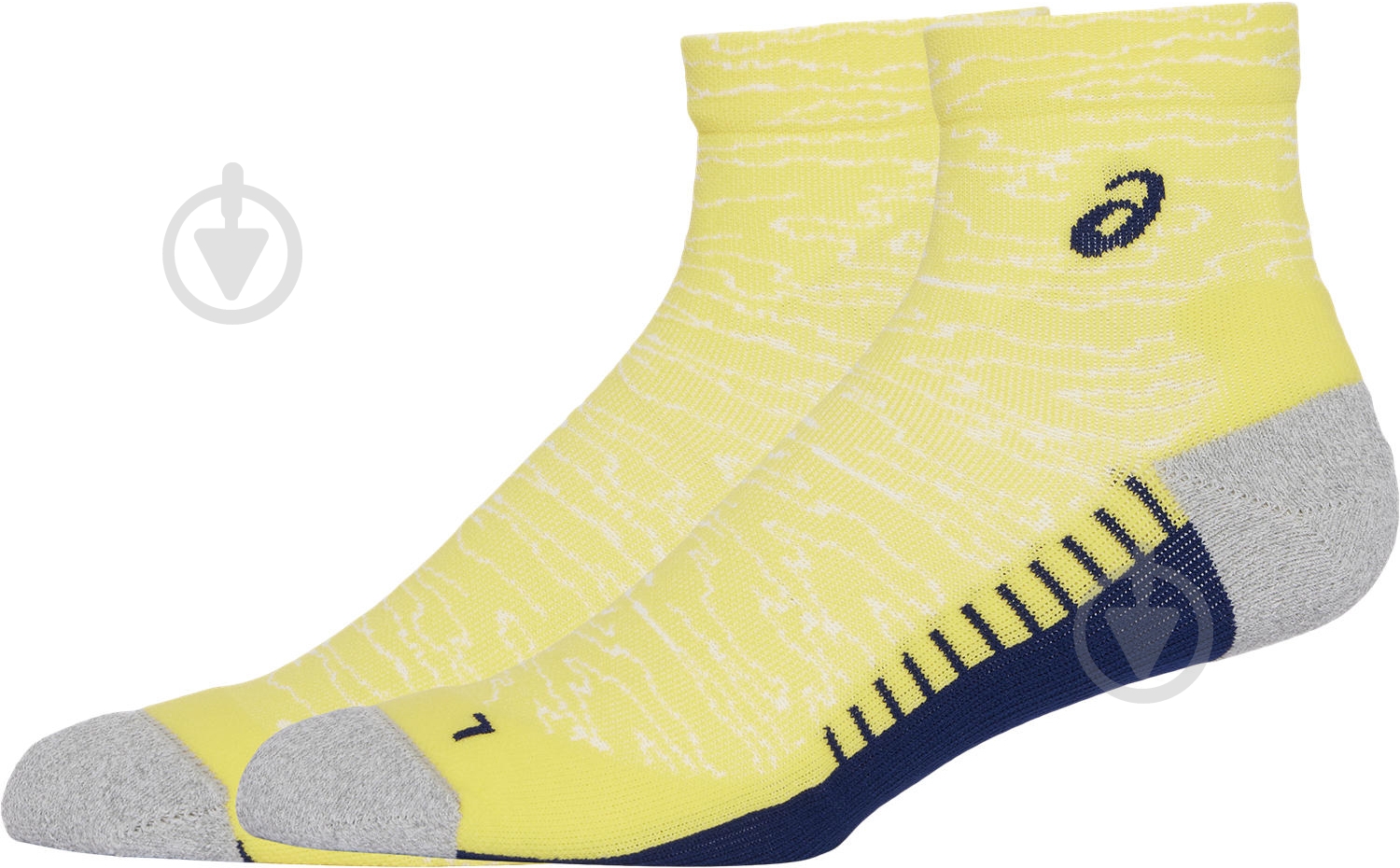 Носки Asics PERFORMANCE RUN SOCK QUARTER 3013A979_750 р.43-46 желтый - фото 2