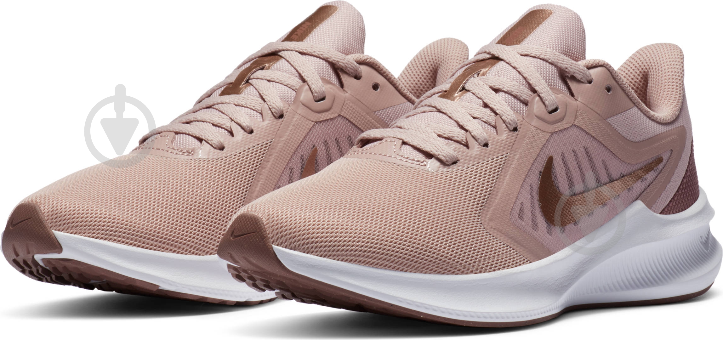 Кросівки жіночі Nike DOWNSHIFTER 10 CI9984-200 р.40,5 рожеве золото - фото 1