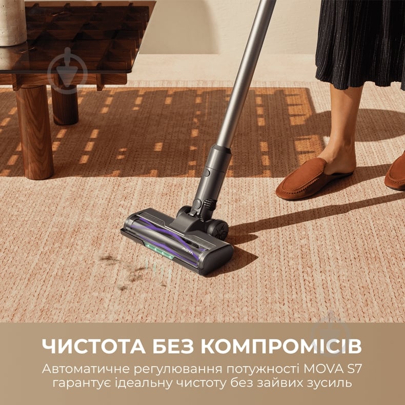 Пылесос аккумуляторный MOVA S7 grey - фото 4 Пылесос аккумуляторный MOVA S7 grey - фото 4
