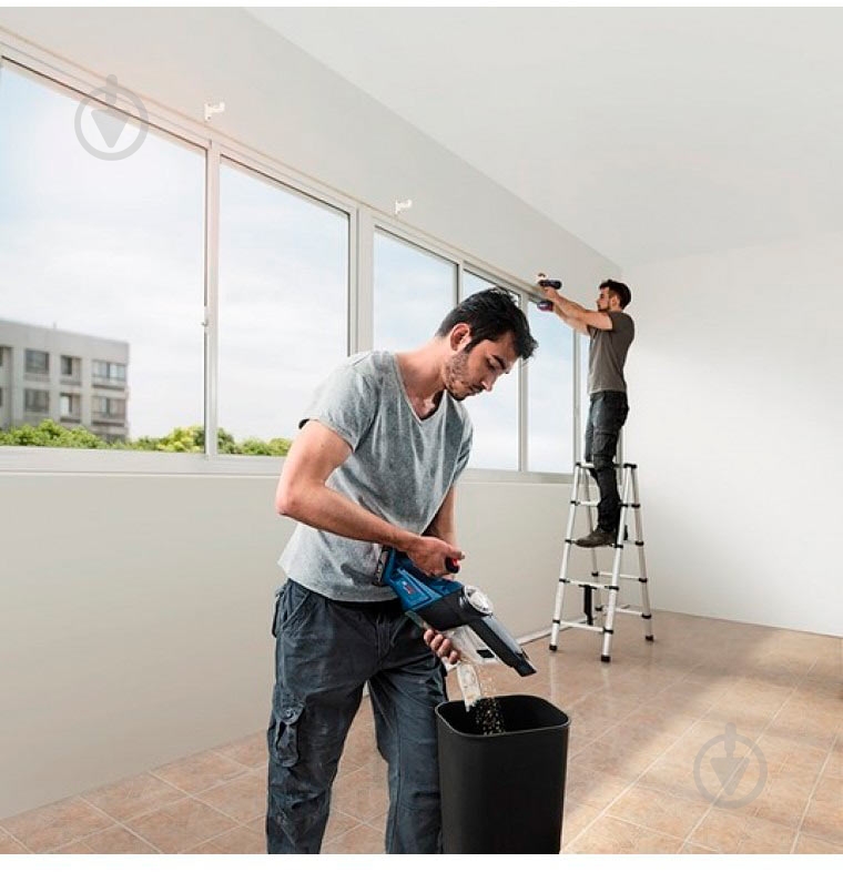 Пылесос Bosch Professional GAS 18V-1 Professional 06019C6200 black/blue - фото 2