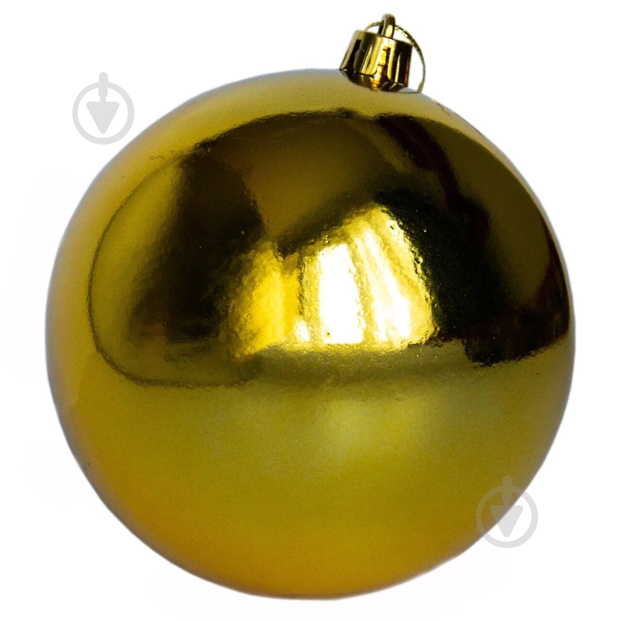 Шар новогодний Девилон 10 см 250102 золотой - фото 1 Шар новогодний Девилон 10 см 250102 золотой - фото 1