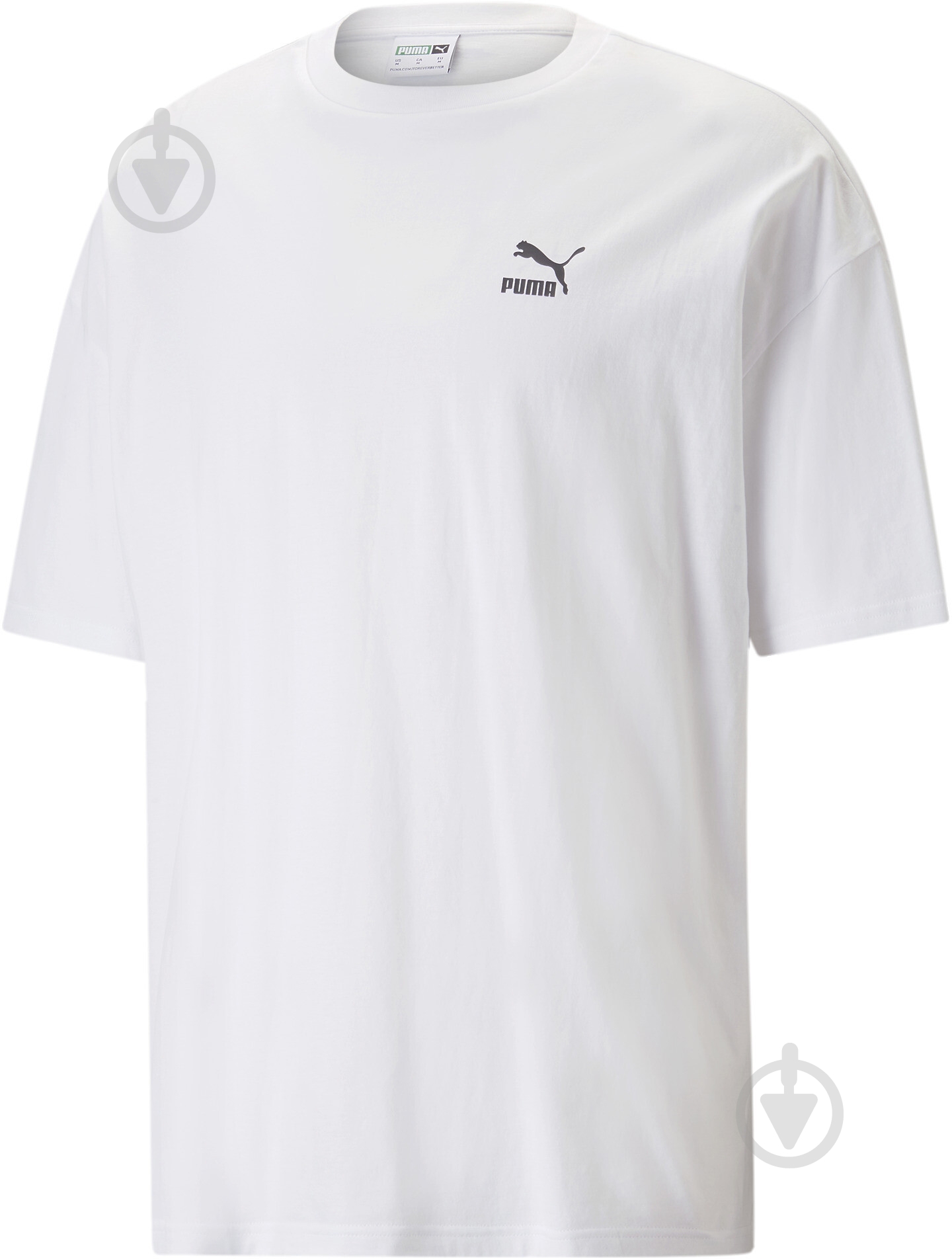 Футболка Puma CLASSICS OVERSIZED TEE 53807002 р.2XL белый - фото 1