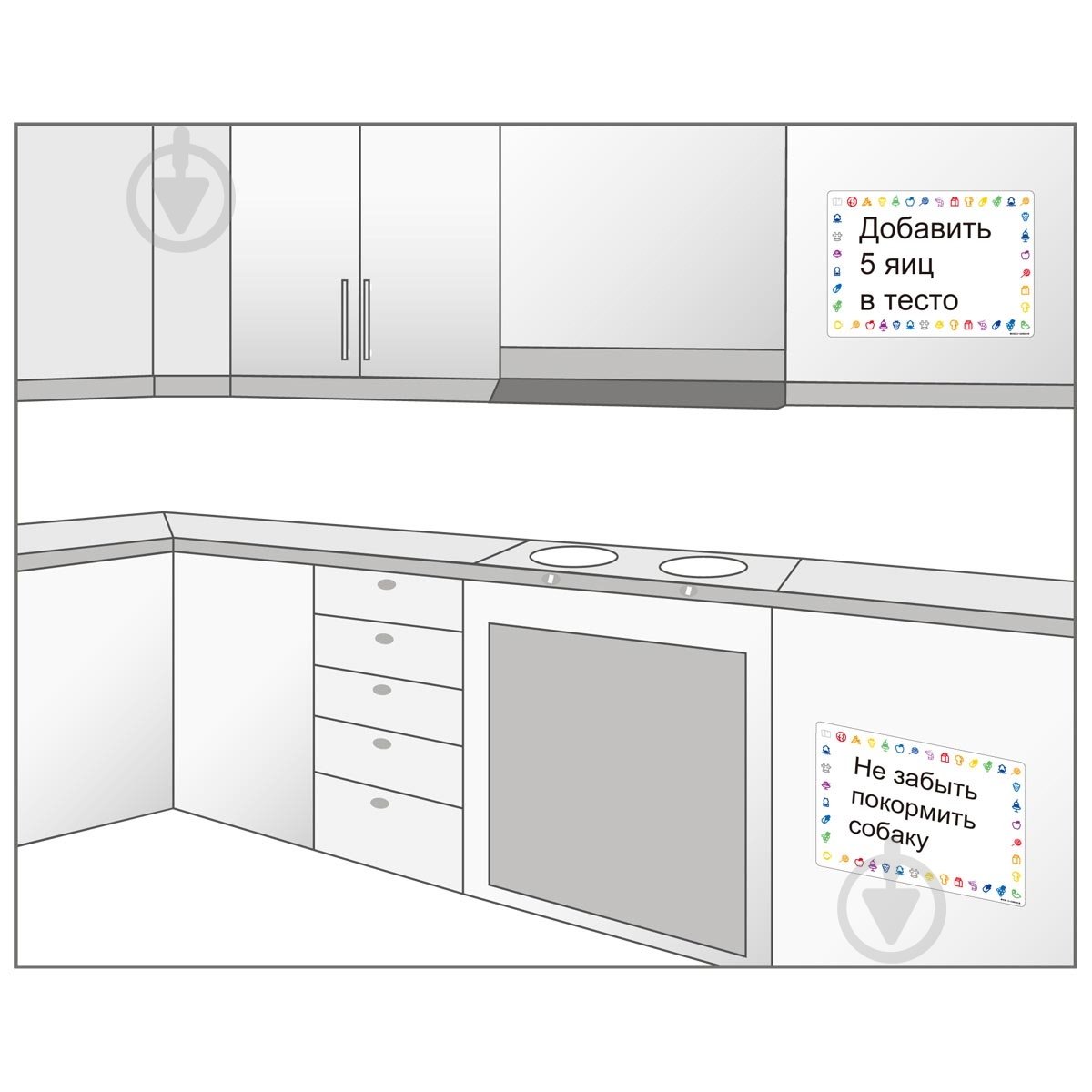 Дошка Agent самоклеюча Memo Board 29,7x20,9 - фото 6