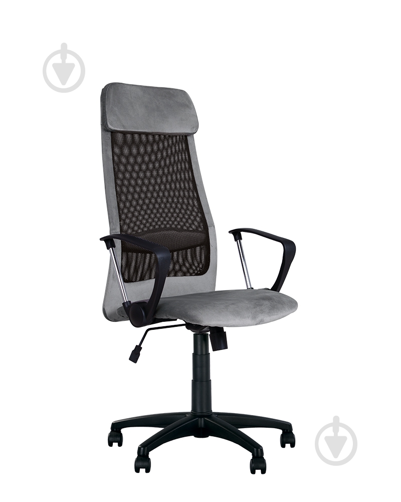 Кресло Nowy Styl FRANK GTP TILT PL64 (CH) OH/5 PUMA-03 светло-серый/черный - фото 1 Кресло Nowy Styl FRANK GTP TILT PL64 (CH) OH/5 PUMA-03 светло-серый/черный - фото 1