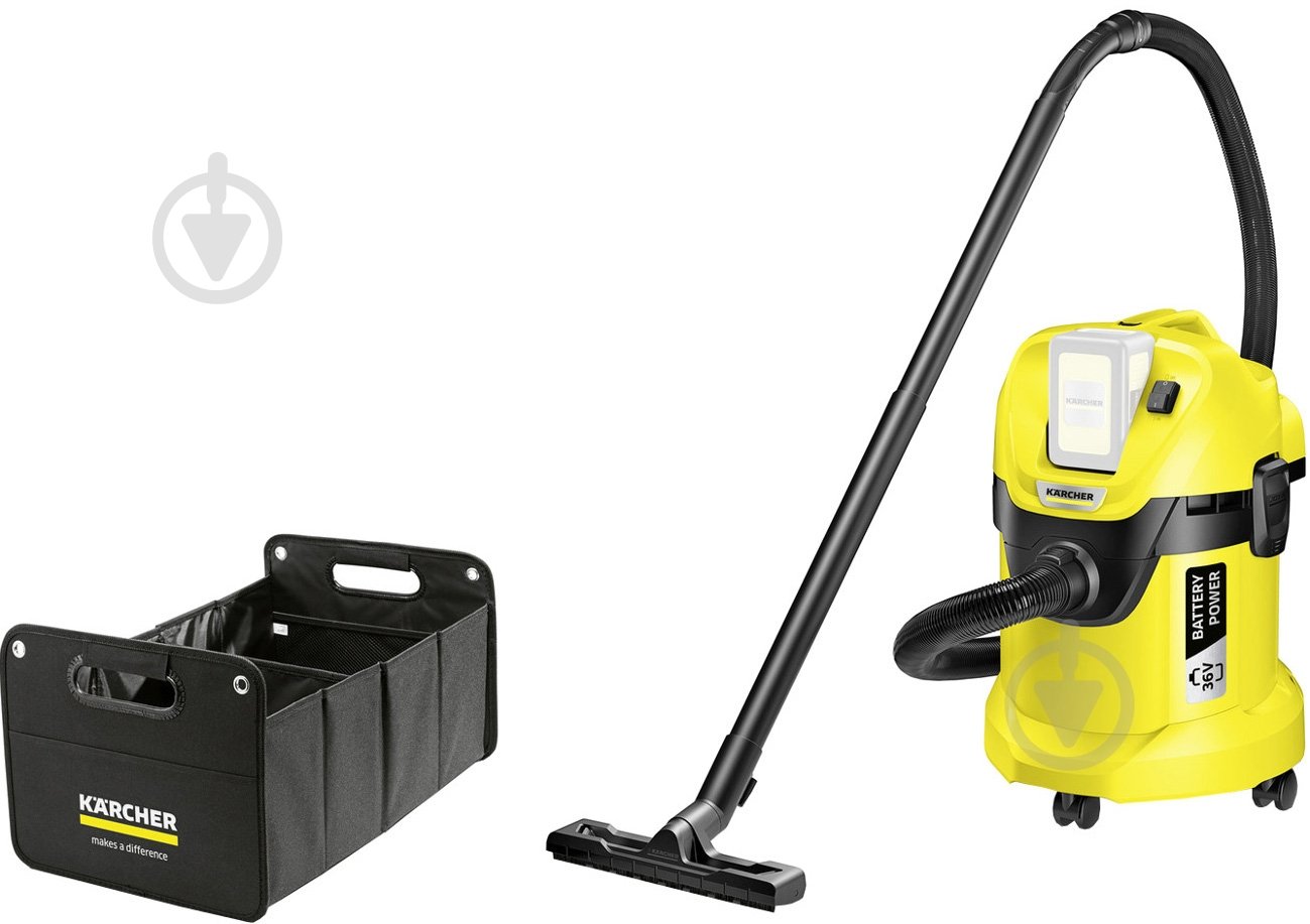 Пылесос Karcher WD 3 + органайзер - фото 1 Пылесос Karcher WD 3 + органайзер - фото 1