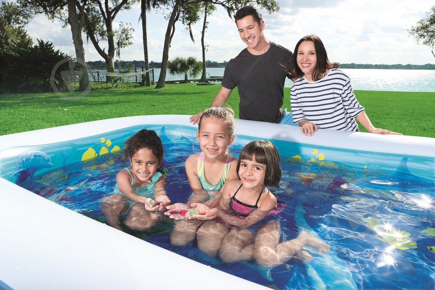 Бассейн надувной Bestway 54177 - фото 14