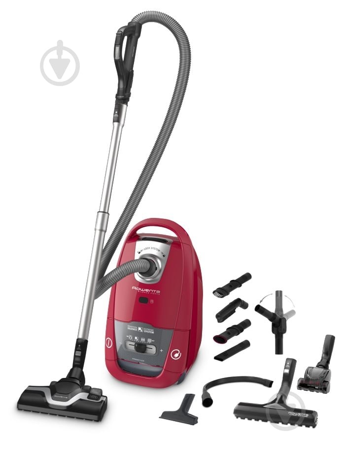 Пылесос Rowenta Silence Force 4A + RO7783EA grey/red - фото 1