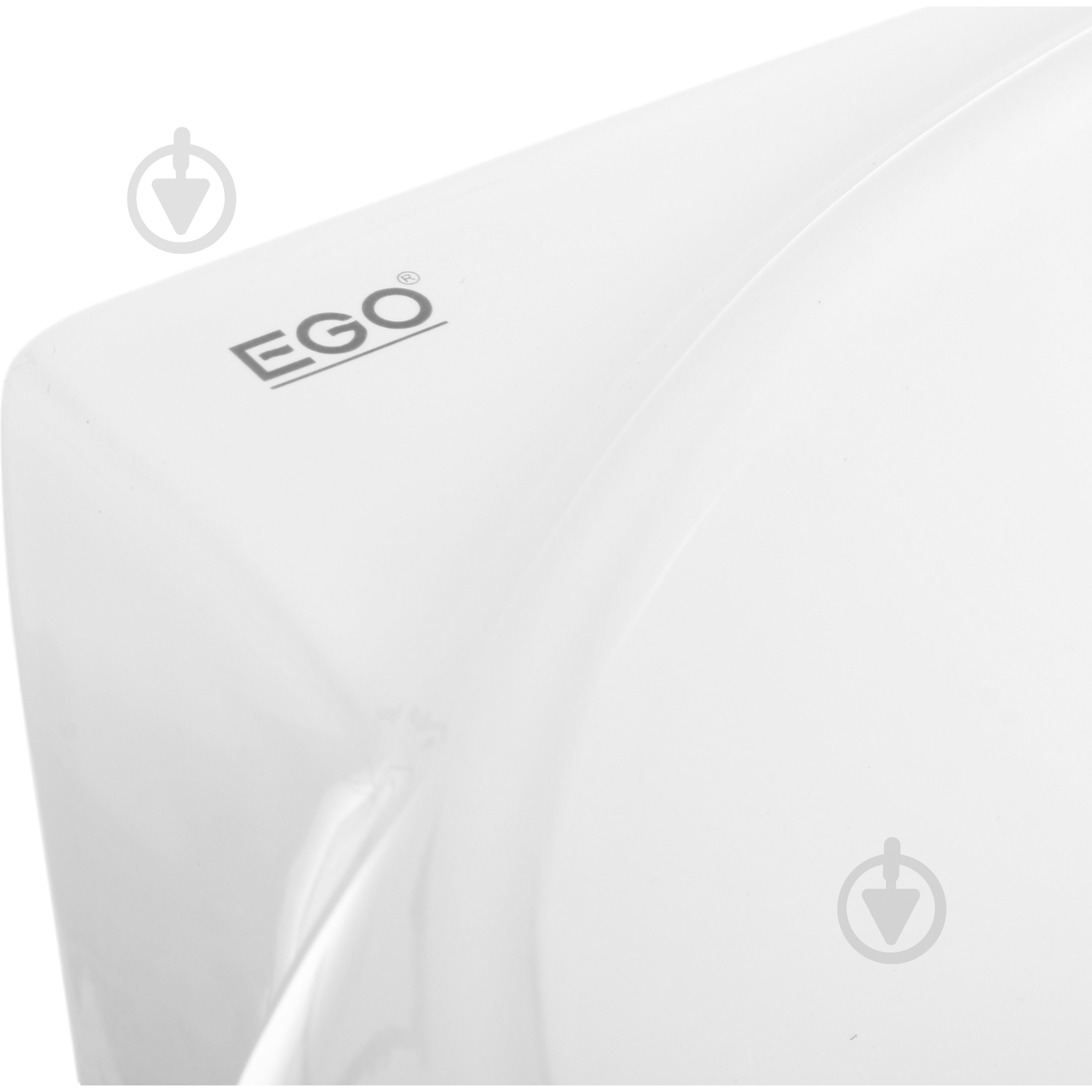 Умывальник EGO подвесной R 43х29х15 см с отверстием под смеситель - фото 4 Умывальник EGO подвесной R 43х29х15 см с отверстием под смеситель - фото 4