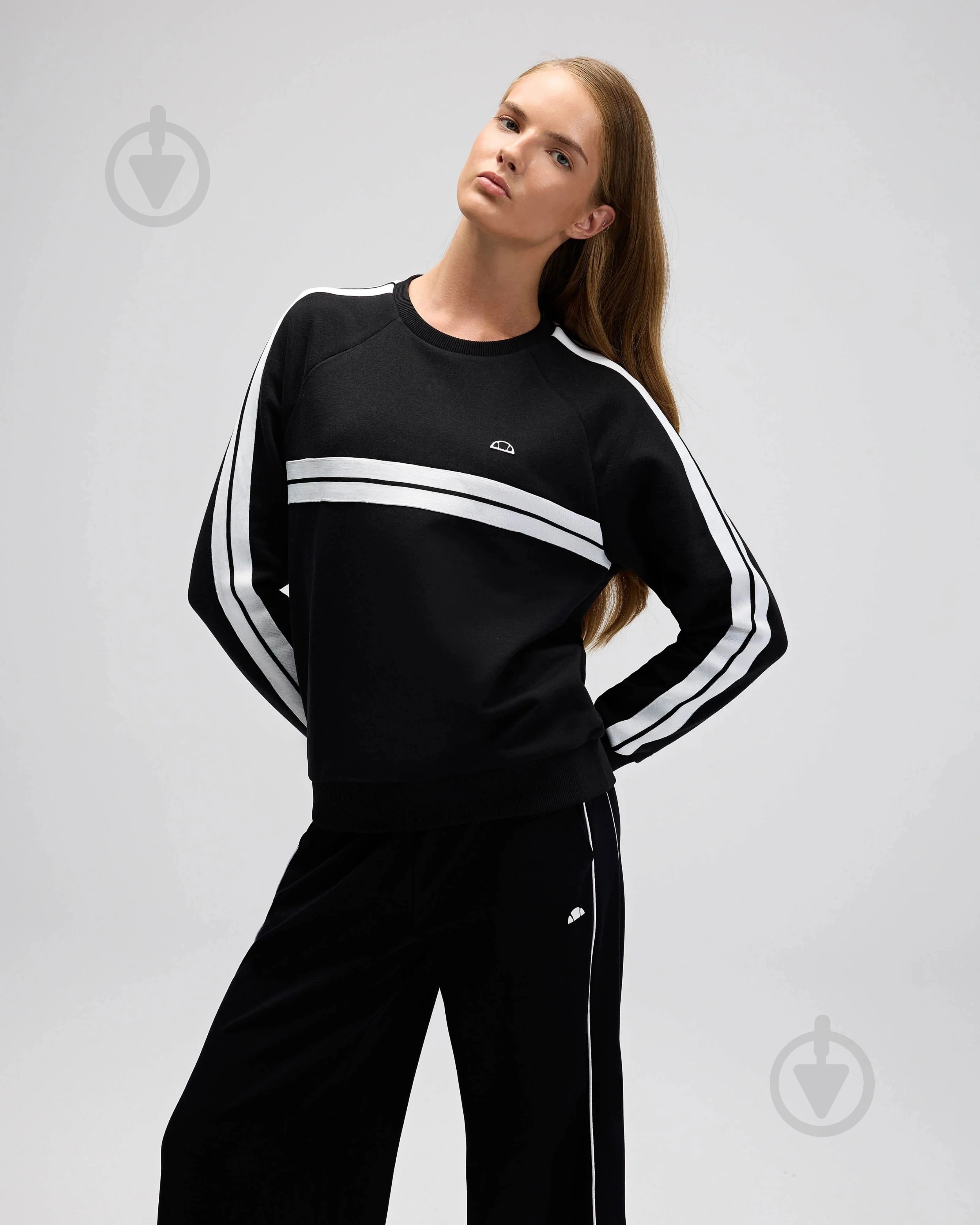 Свитшот Ellesse EF536-Black р.XS черный - фото 1